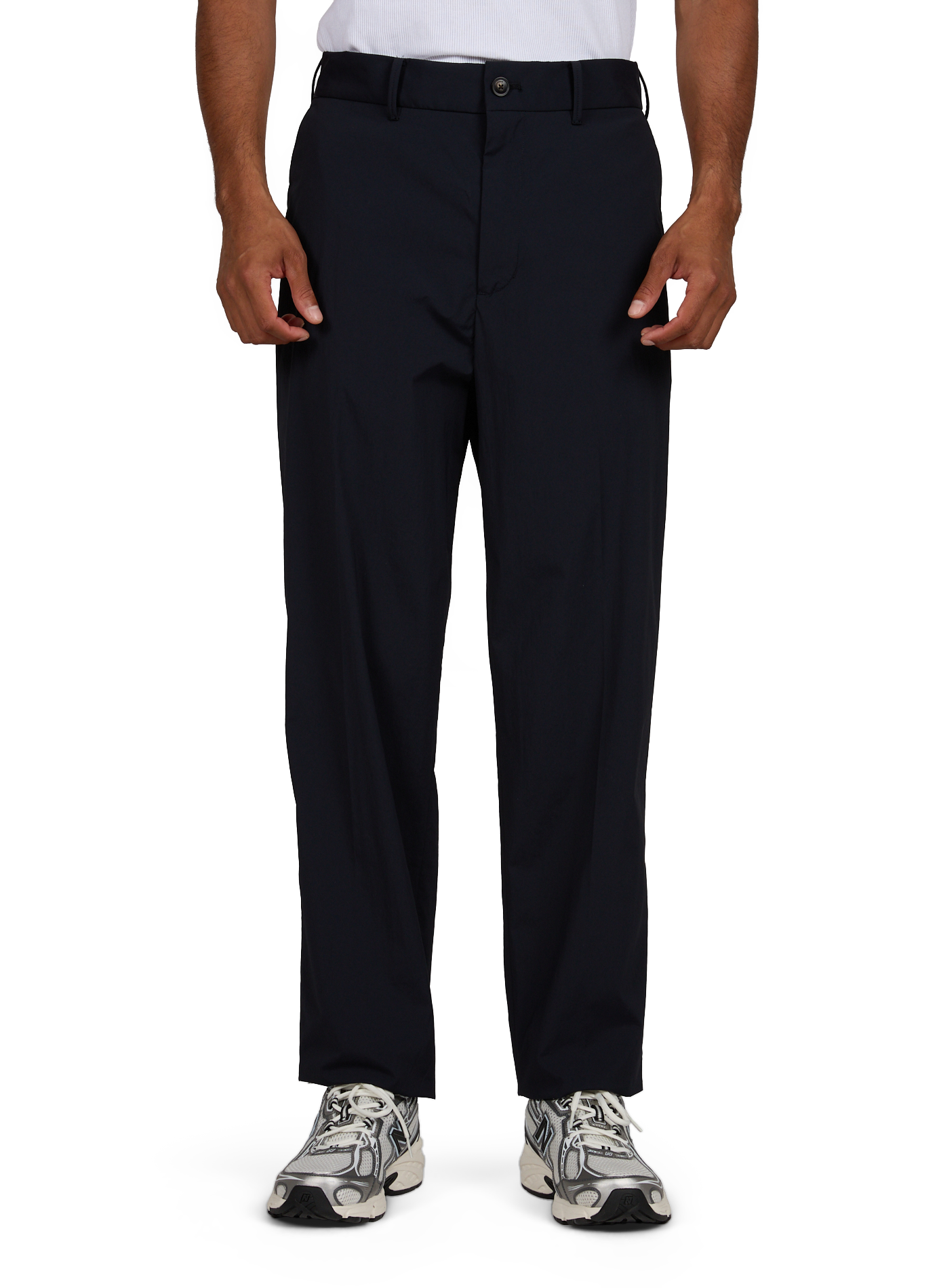 Straight trousers EMPORIO ARMANI Blue