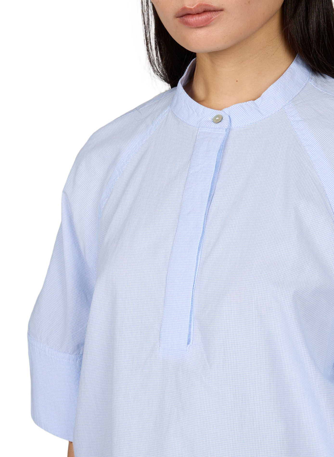 Loose cotton blouse ROUGE EDIT Beige