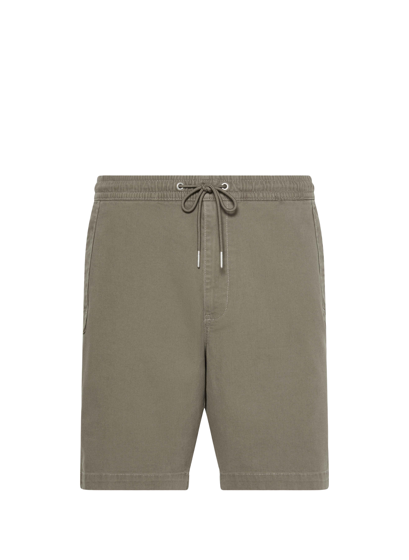 Straight cotton blend shorts CALVIN KLEIN Khaki