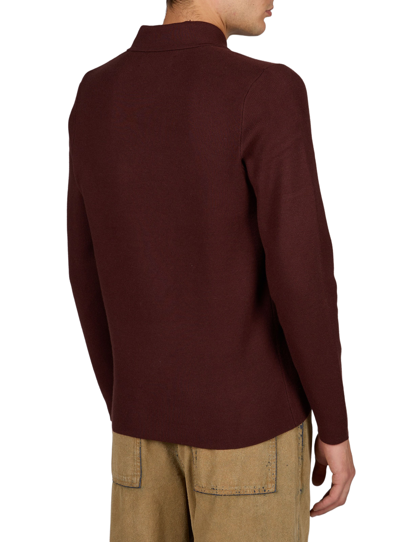Leichter Pullover mit klassischem Kragen SAMSOE SAMSOE Braun
