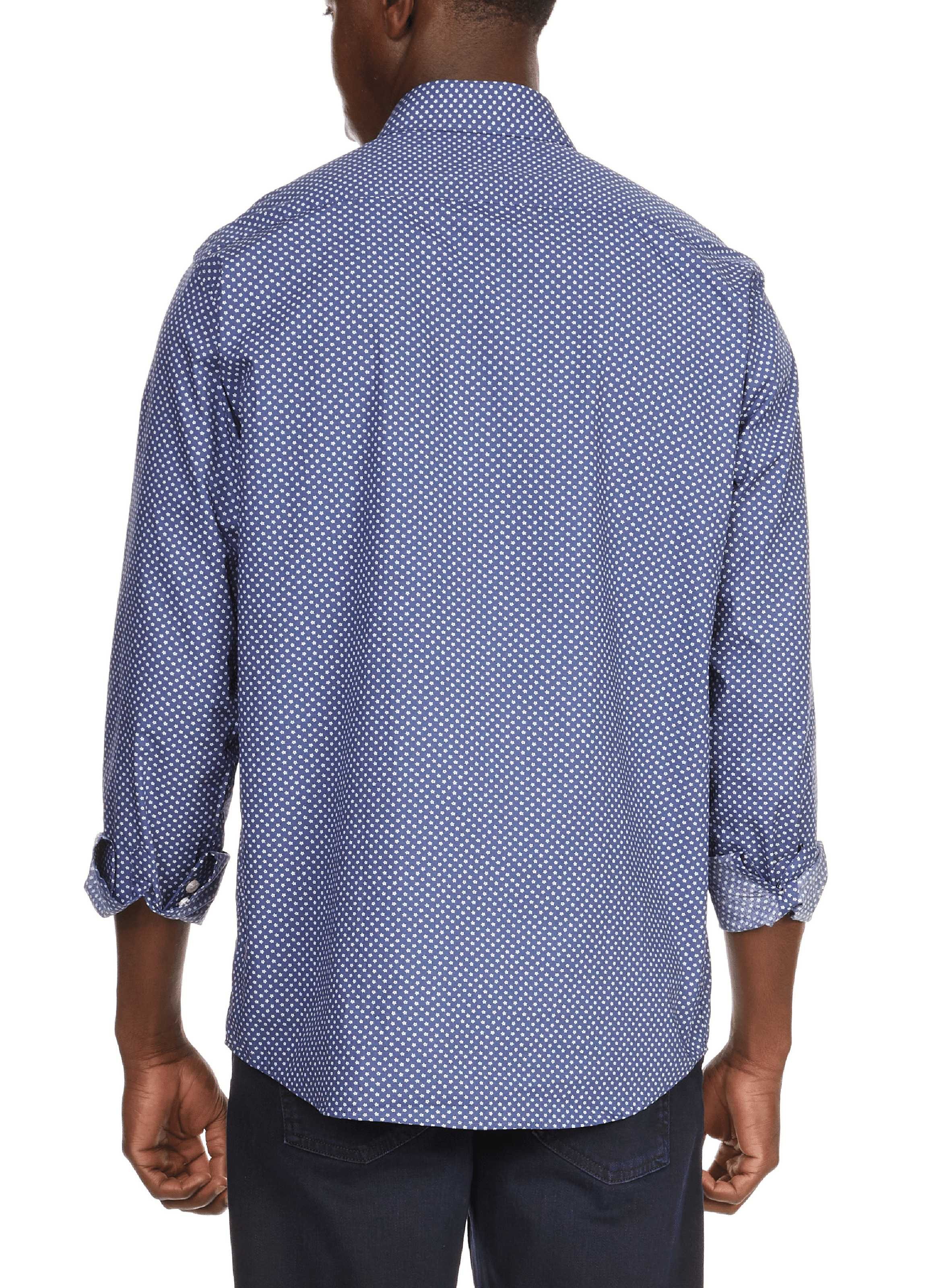 Bedrucktes Hemd AU PRINTEMPS PARIS Blau
