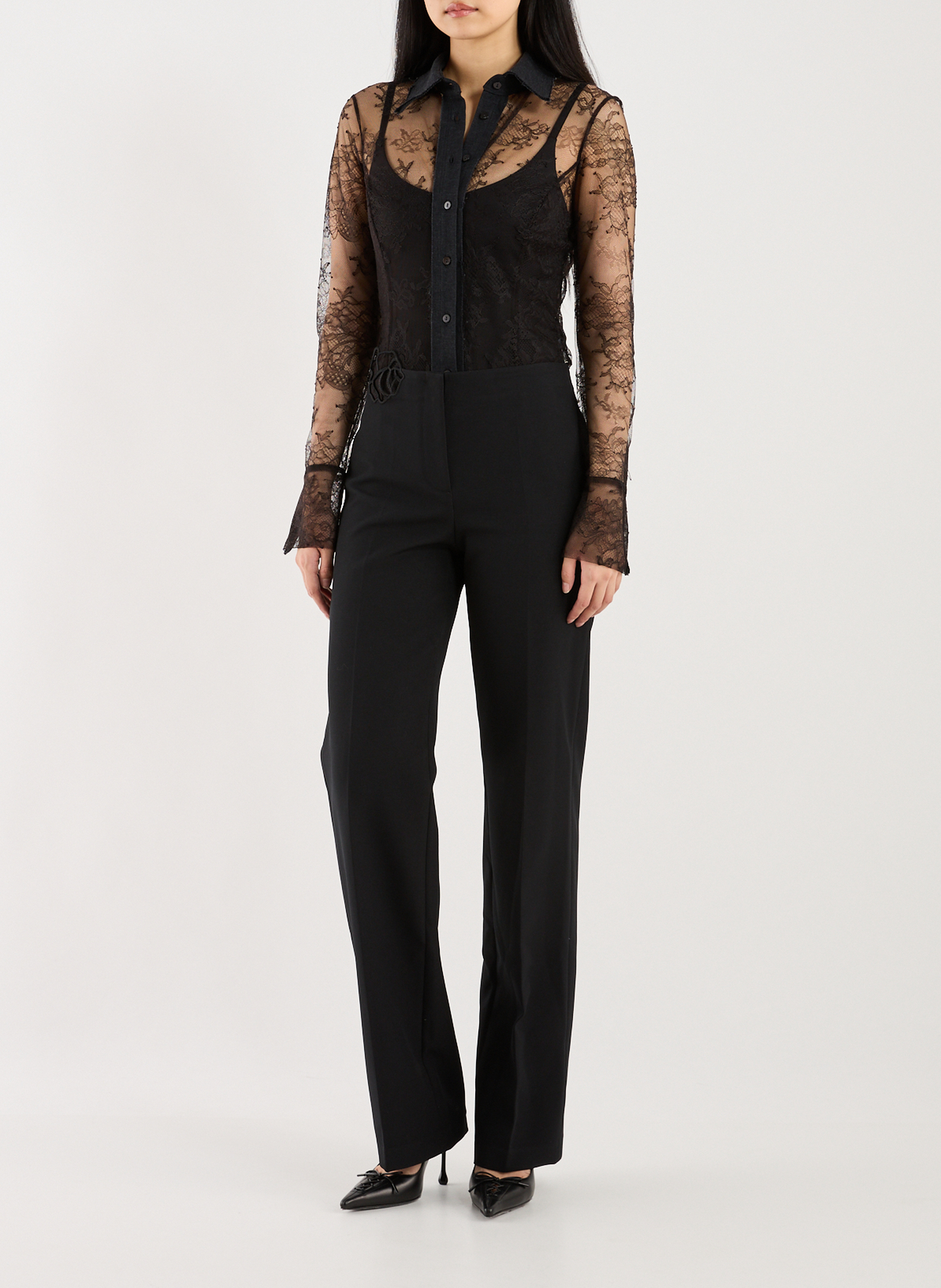 Gerade Hose BLUMARINE Schwarz