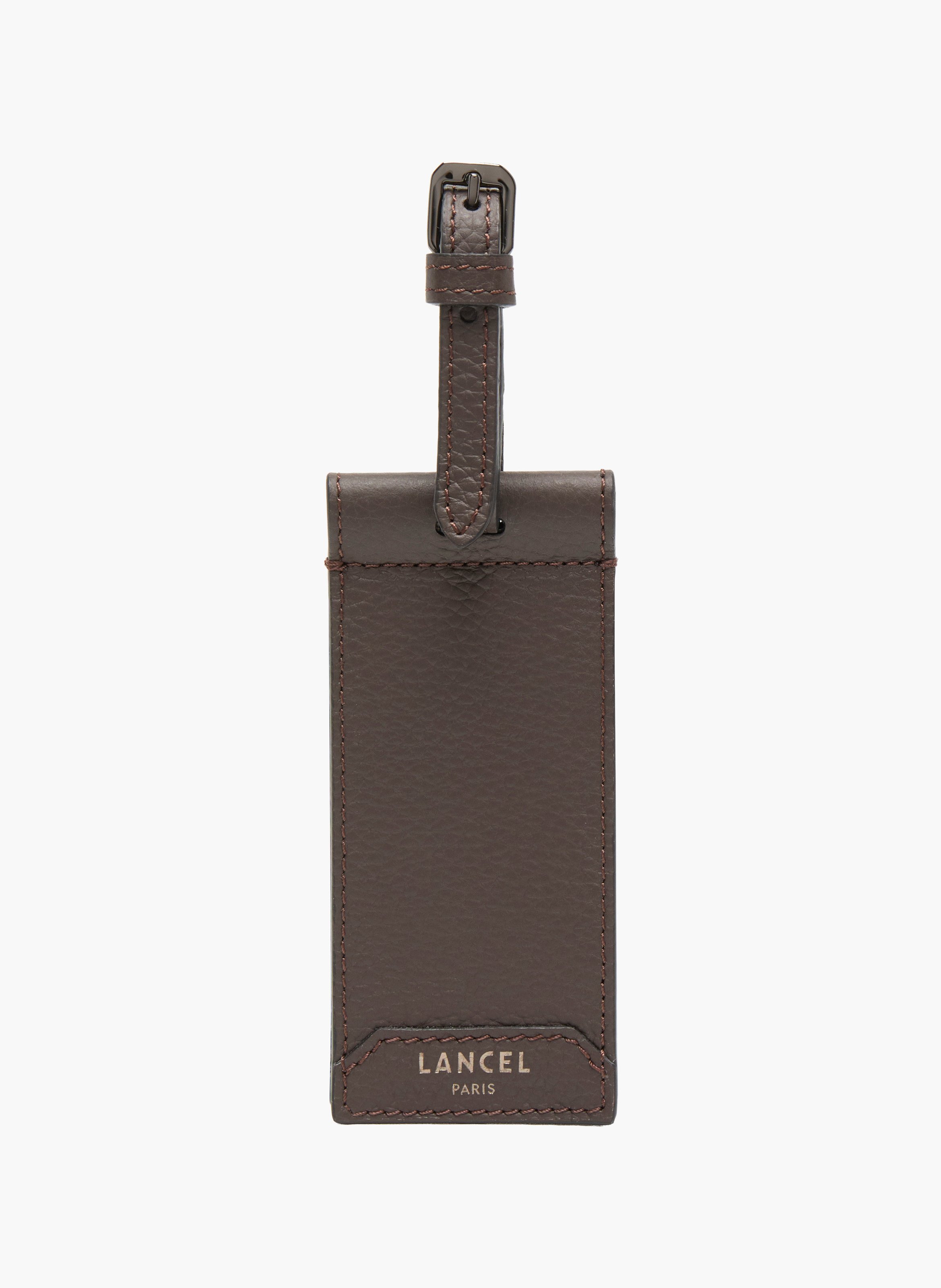 Porte-adresse charlie de lancel en cuir LANCEL Gris