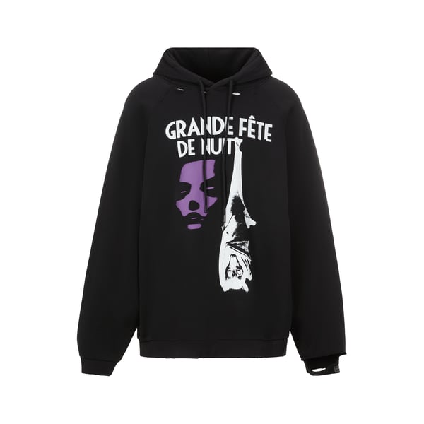 RAF SIMONS GRANDE FÊTE DE NUIT COTTON HOODIE