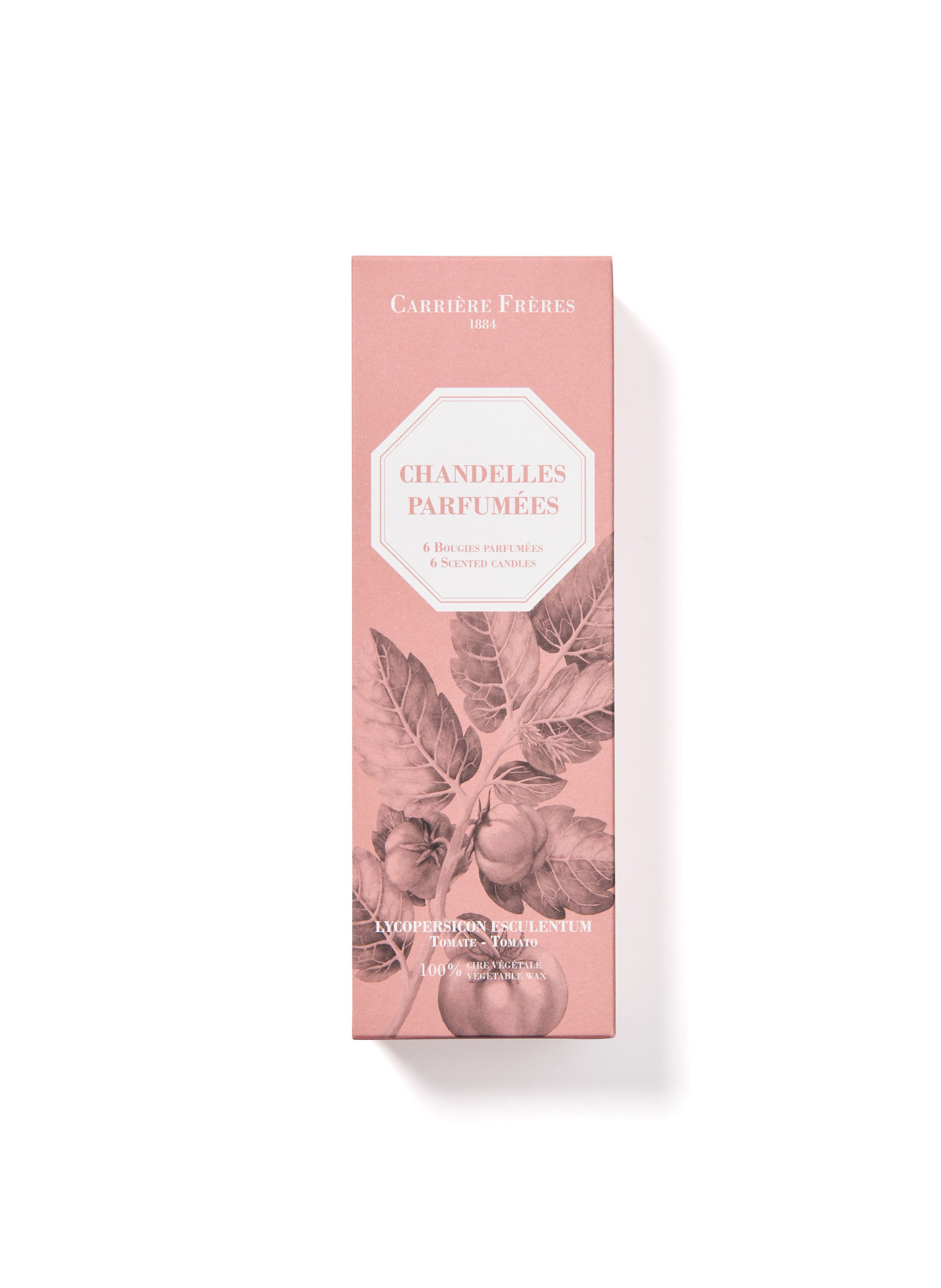 6 Chandelles parfumées - Tomate