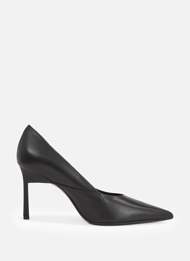 Leather heels CALVIN KLEIN