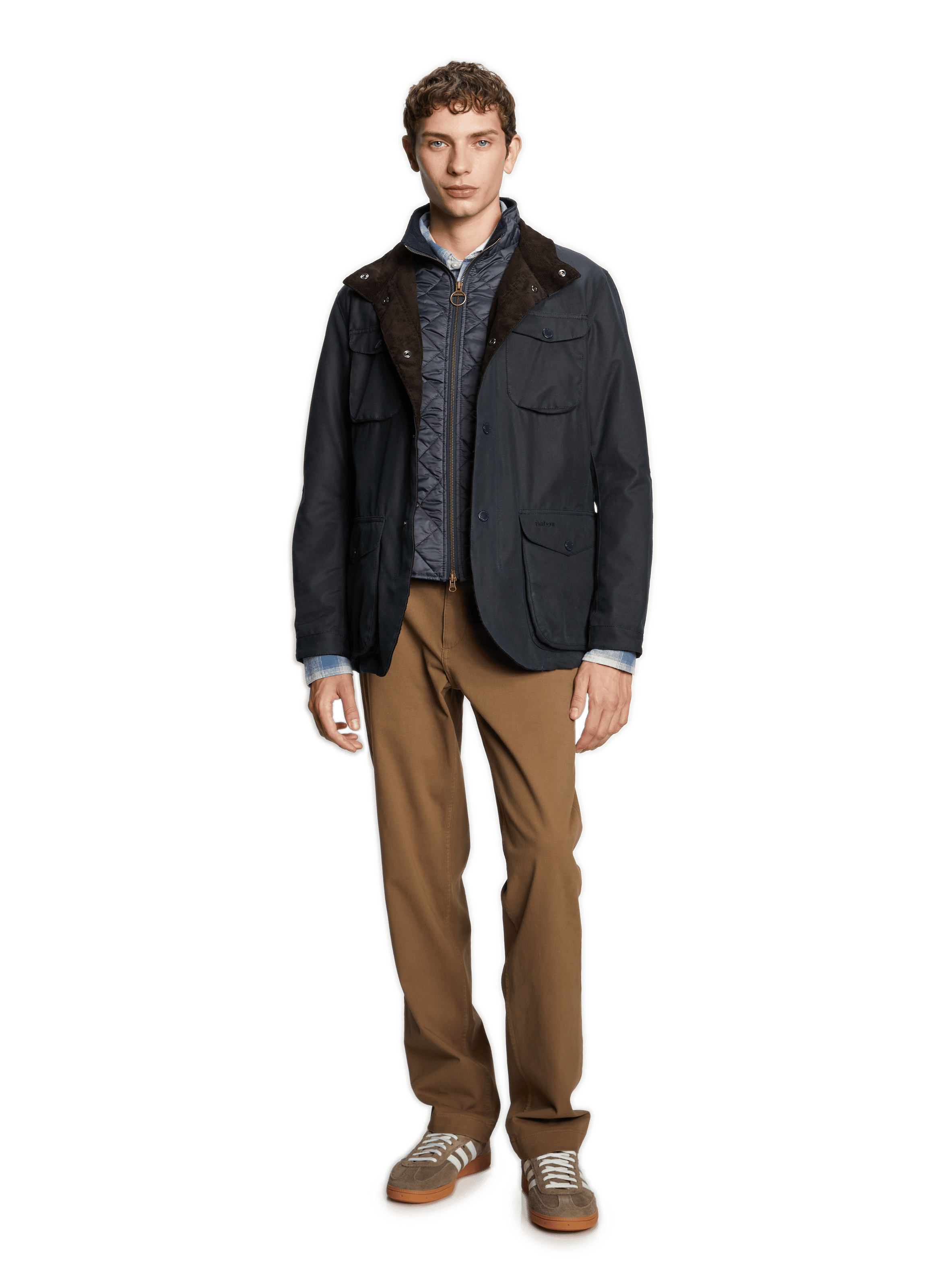 Ogston wax jacket  BARBOUR Blue