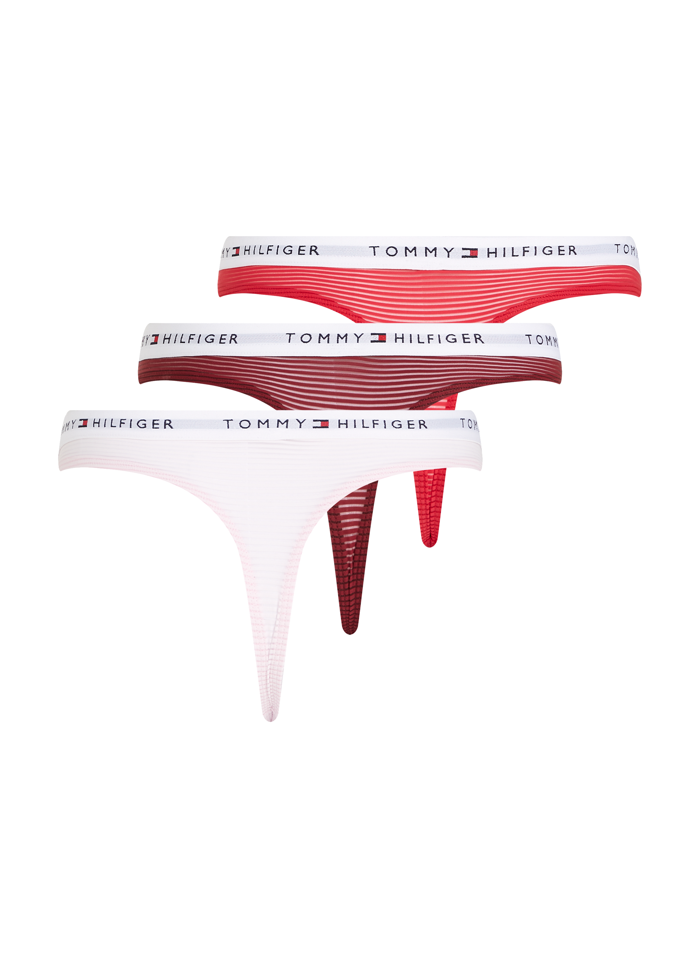 Lot de 3 strings en coton TOMMY HILFIGER Multicolore