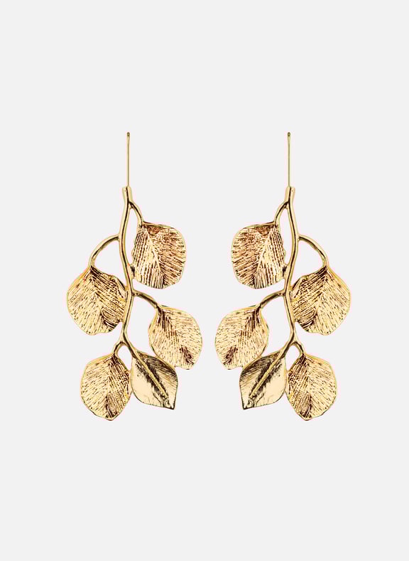 Boucles d'oreilles pendantes vineta Doré by HIPANEMA HIPANEMA Boucles d'oreilles pendantes vineta Doré