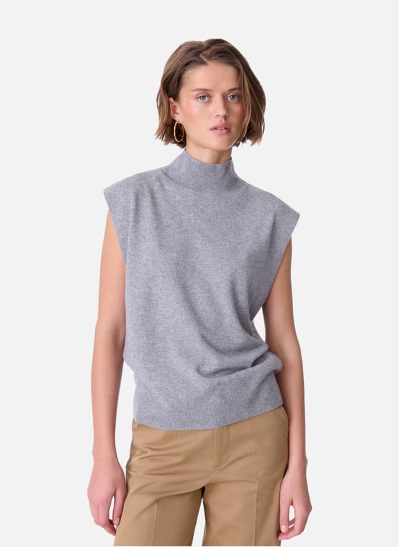Pull sans manches erynn Gris by VANESSA BRUNO VANESSA BRUNO Pull sans manches erynn Gris
