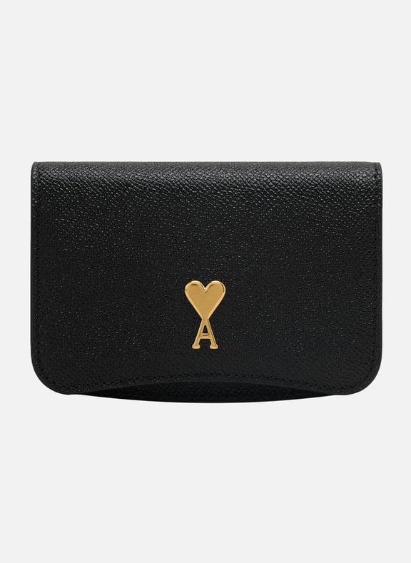 Porte-cartes bandoulière paris paris unisexe Noir by AMI PARIS AMI PARIS Porte-cartes bandoulière paris paris unisexe Noir