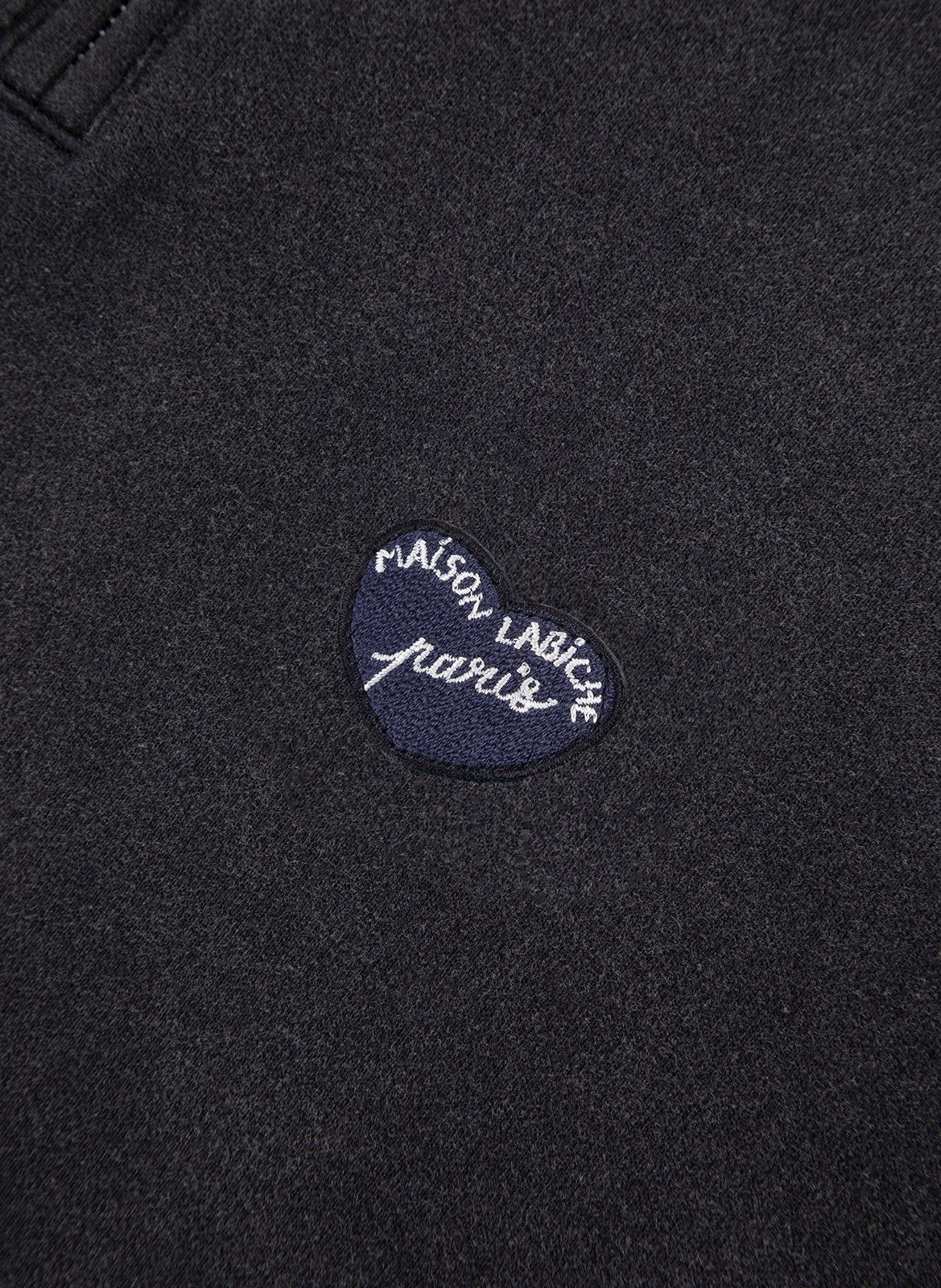 Pull montant droit en coton MAISON LABICHE Noir