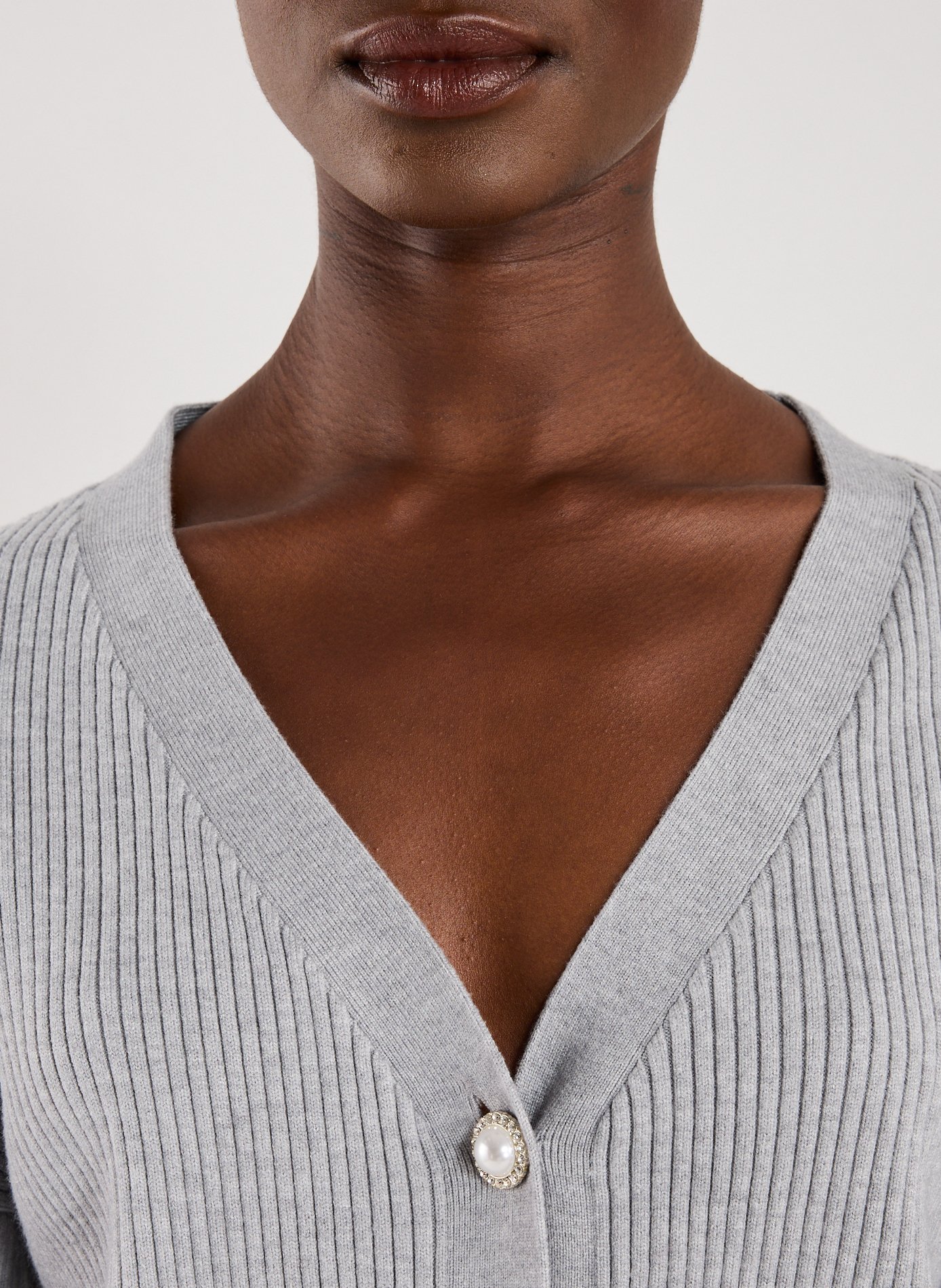 Cardigan en maille GUESS Gris