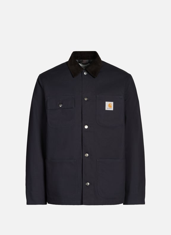 Blouson col classique en coton Bleu by CARHARTT WIP CARHARTT WIP Blouson col classique en coton Bleu