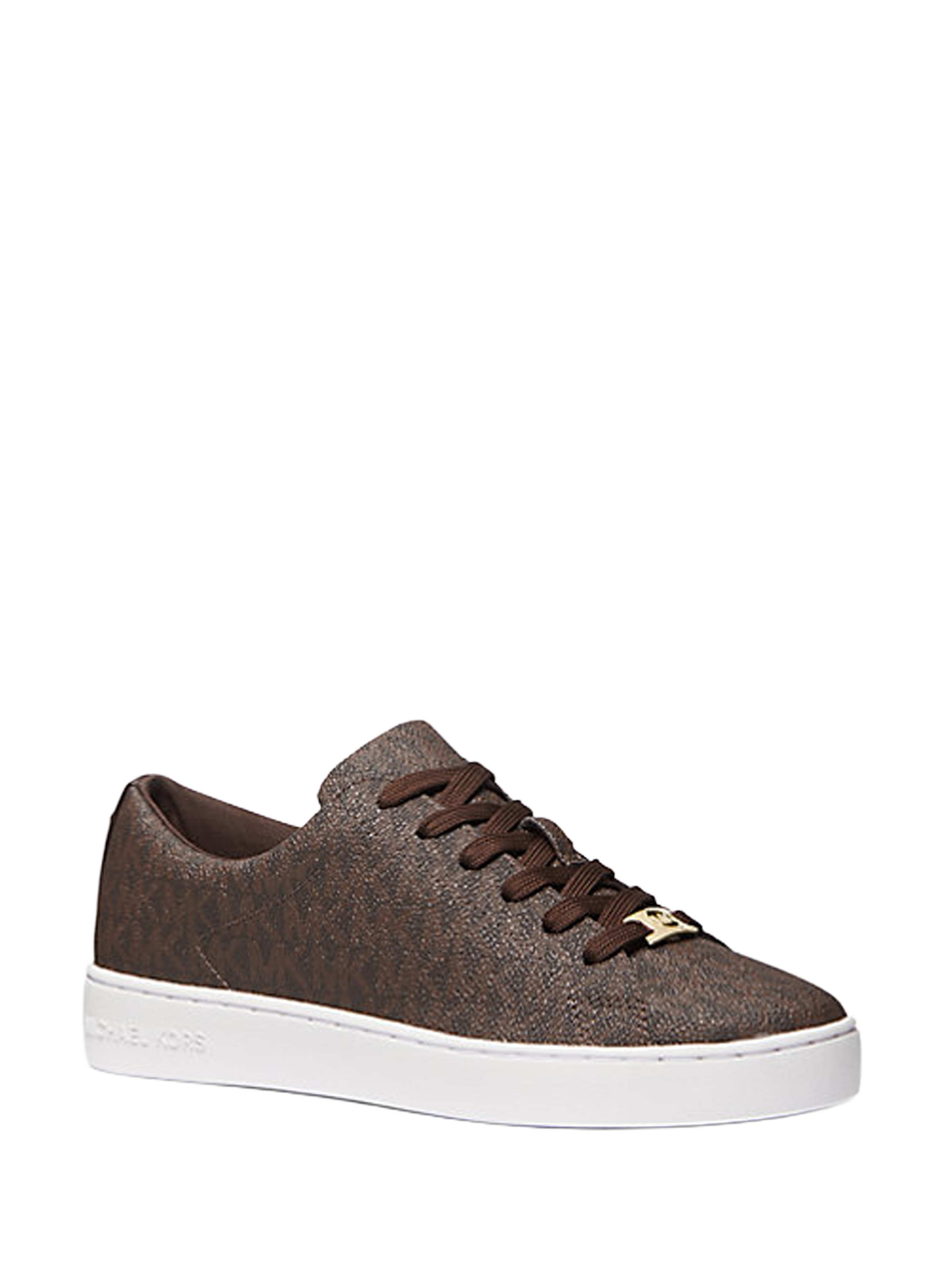 Monogram print sneakers MICHAEL KORS Brown