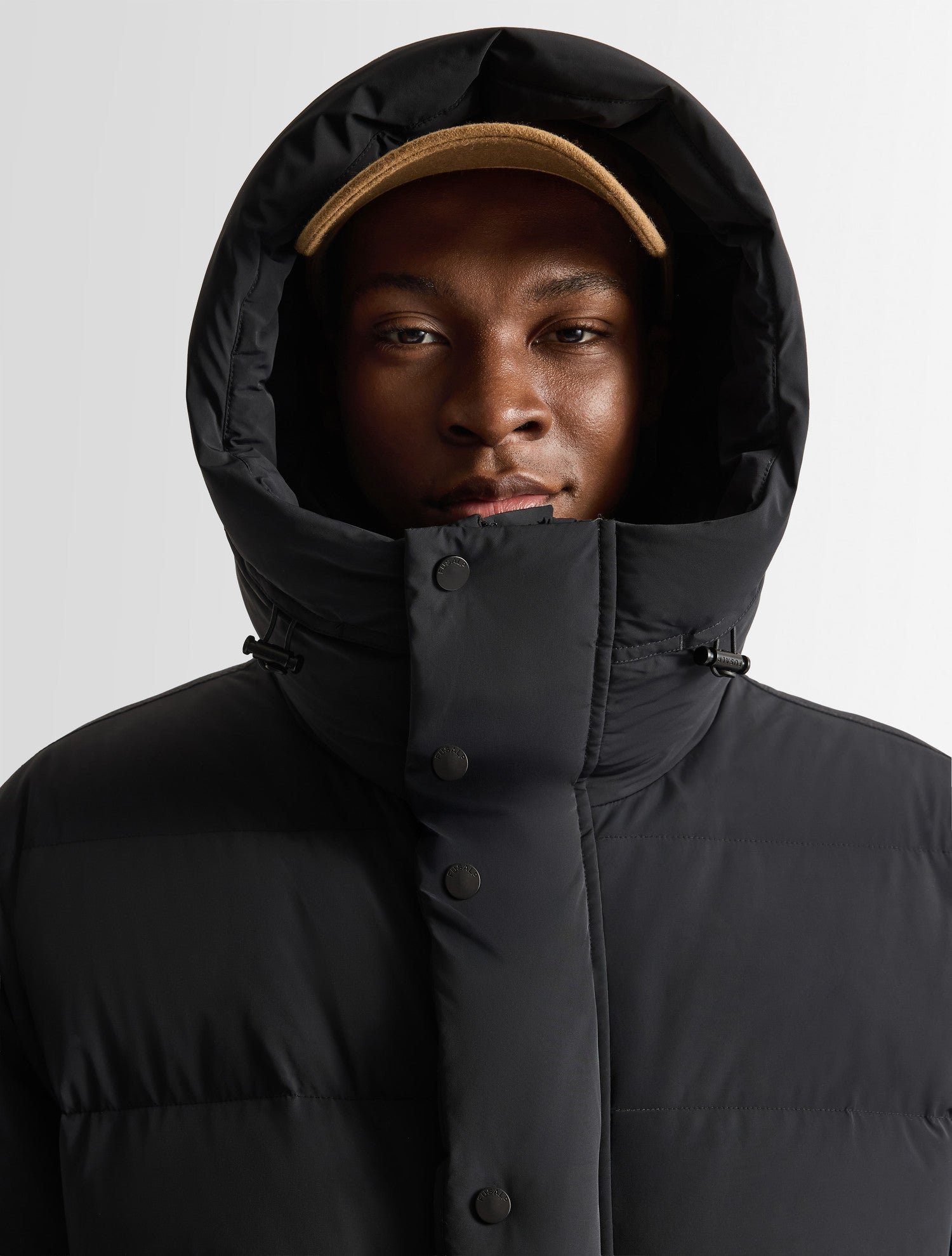 Doudoune atildo col montant coupe ample FUSALP Noir