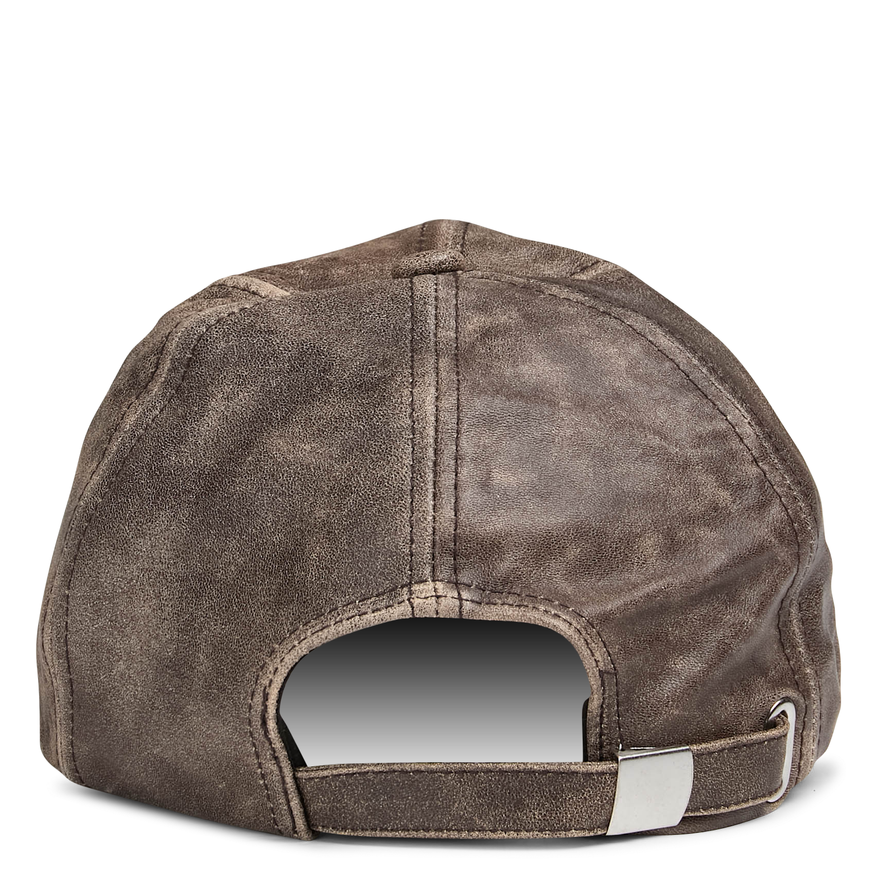 Casquette en cuir IKKS Marron