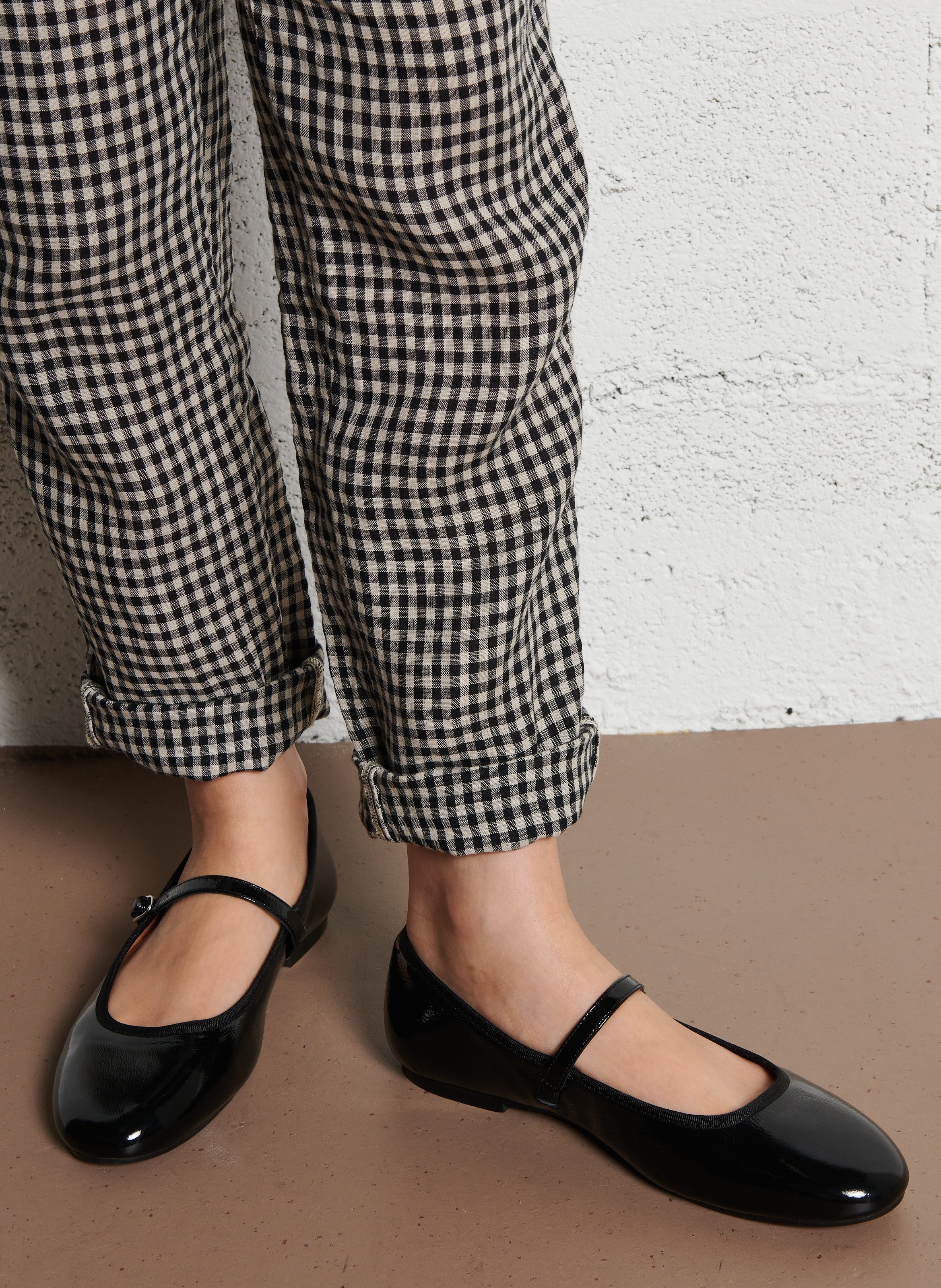 Ballerines en cuir Douceur JONAK Noir