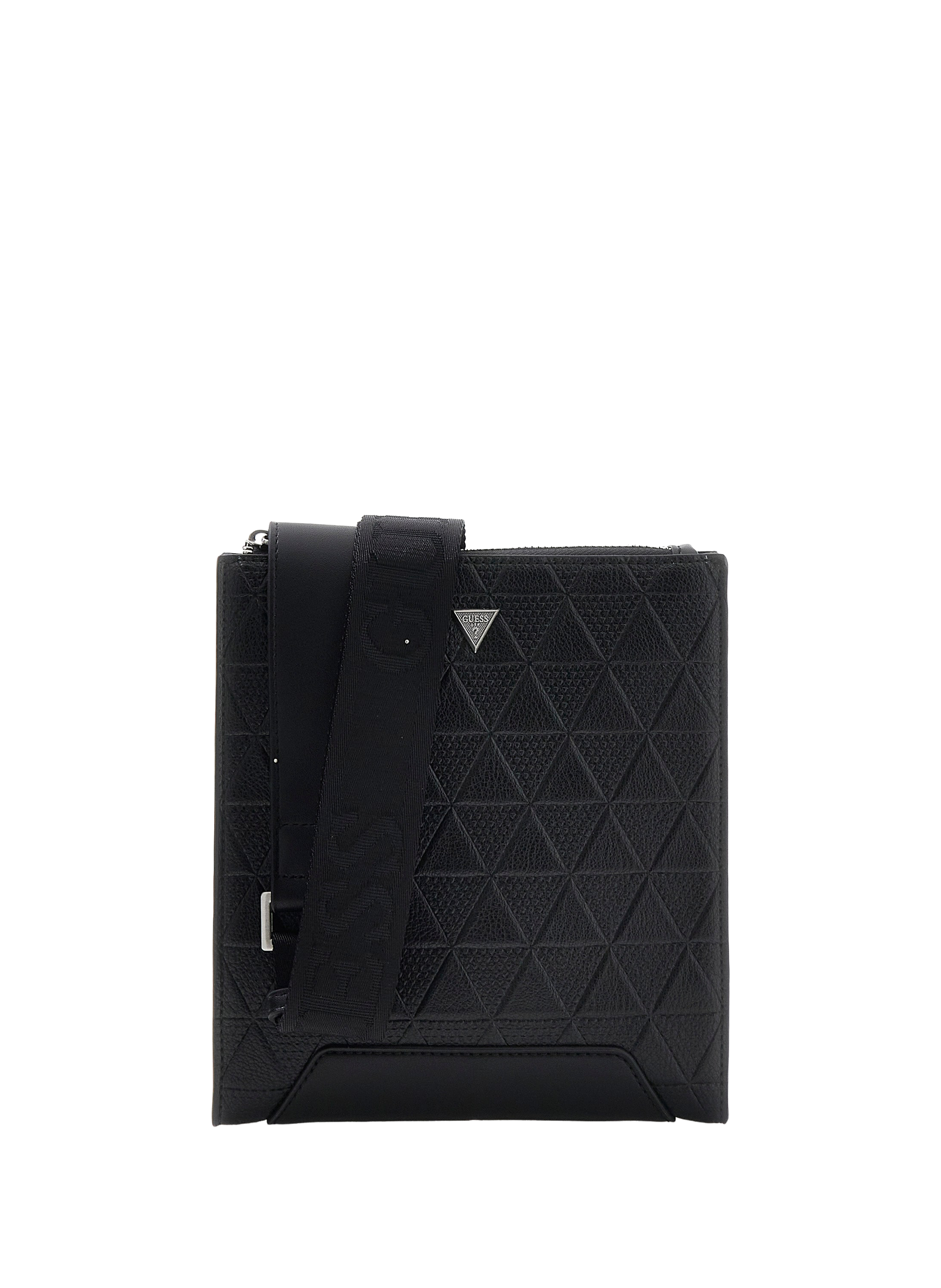 Faux leather crossbody bag GUESS Black