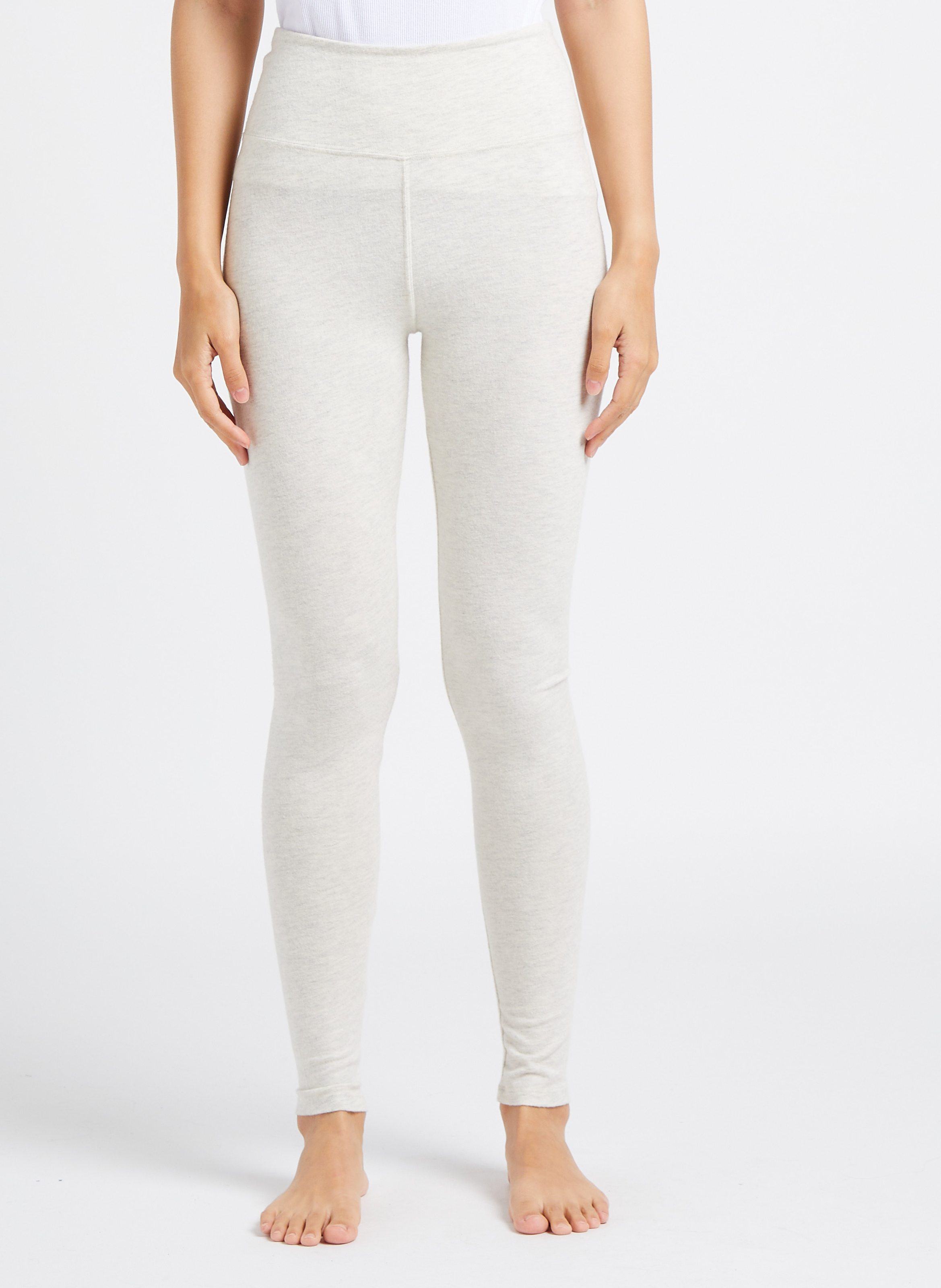 Legging en coton mélangé ypawood AMERICAN VINTAGE Gris