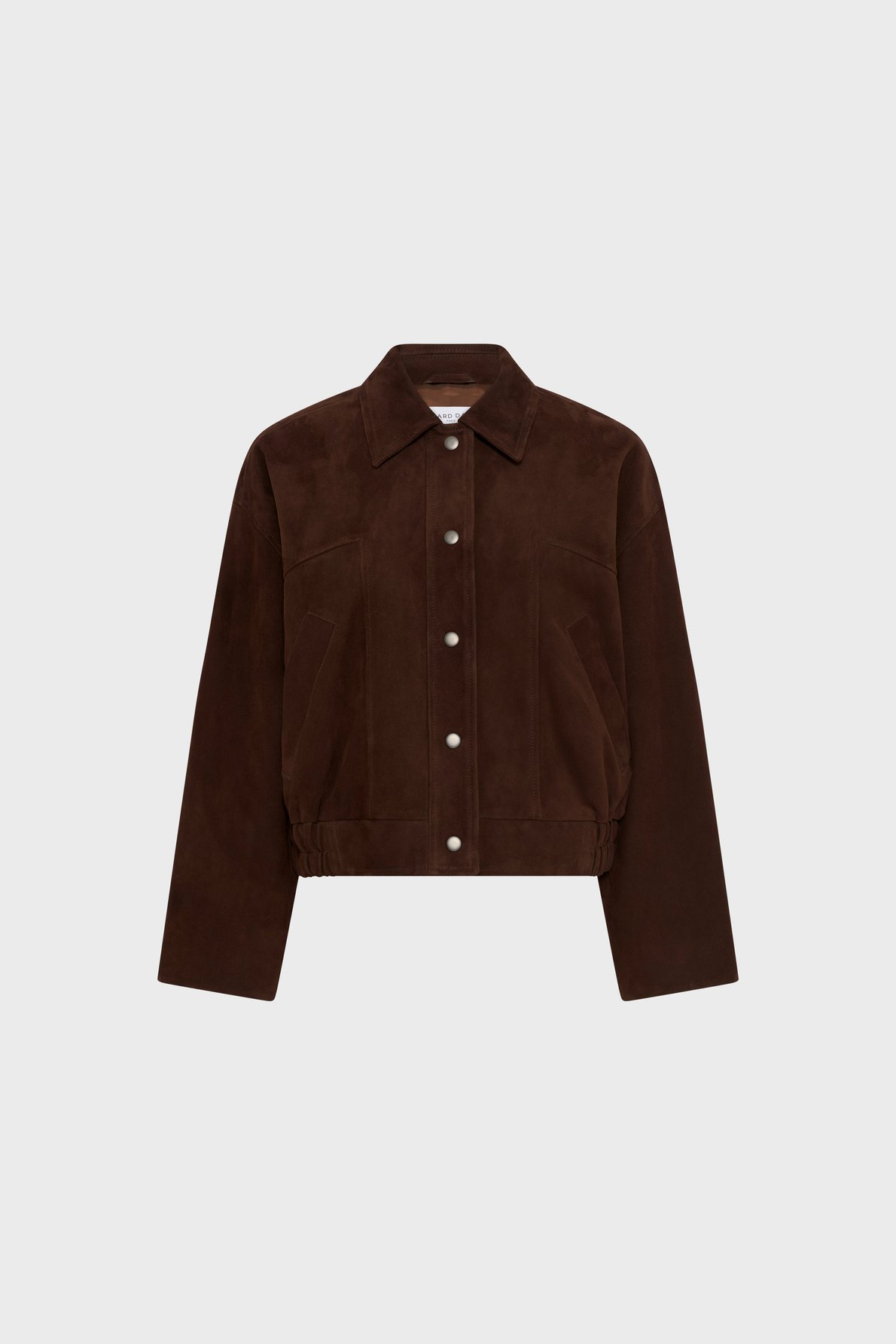 Blouson aviateur en cuir velours - tao GERARD DAREL Marron
