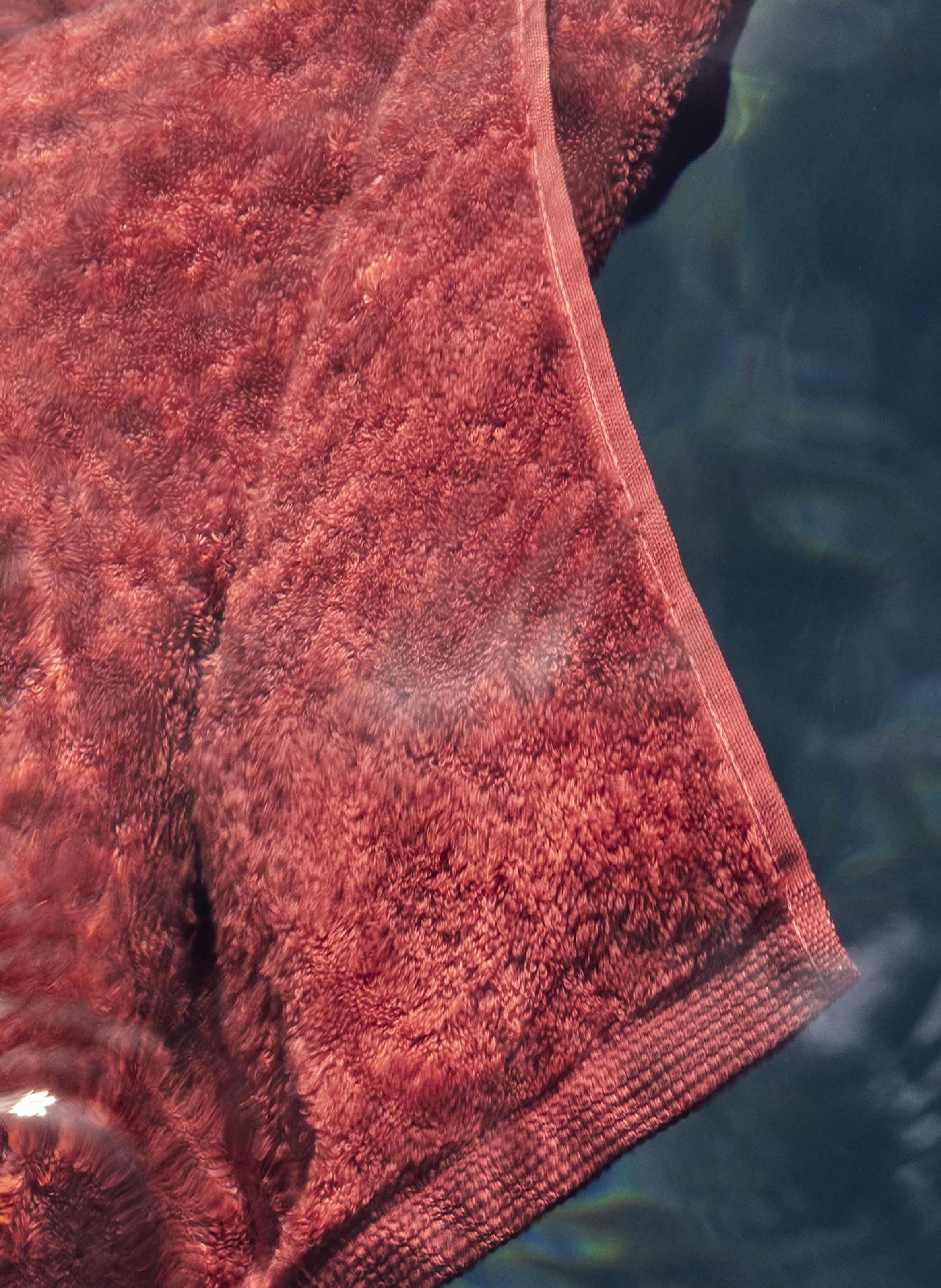 Carré visage uni en coton biologique , essentiel ALEXANDRE TURPAULT Rouge