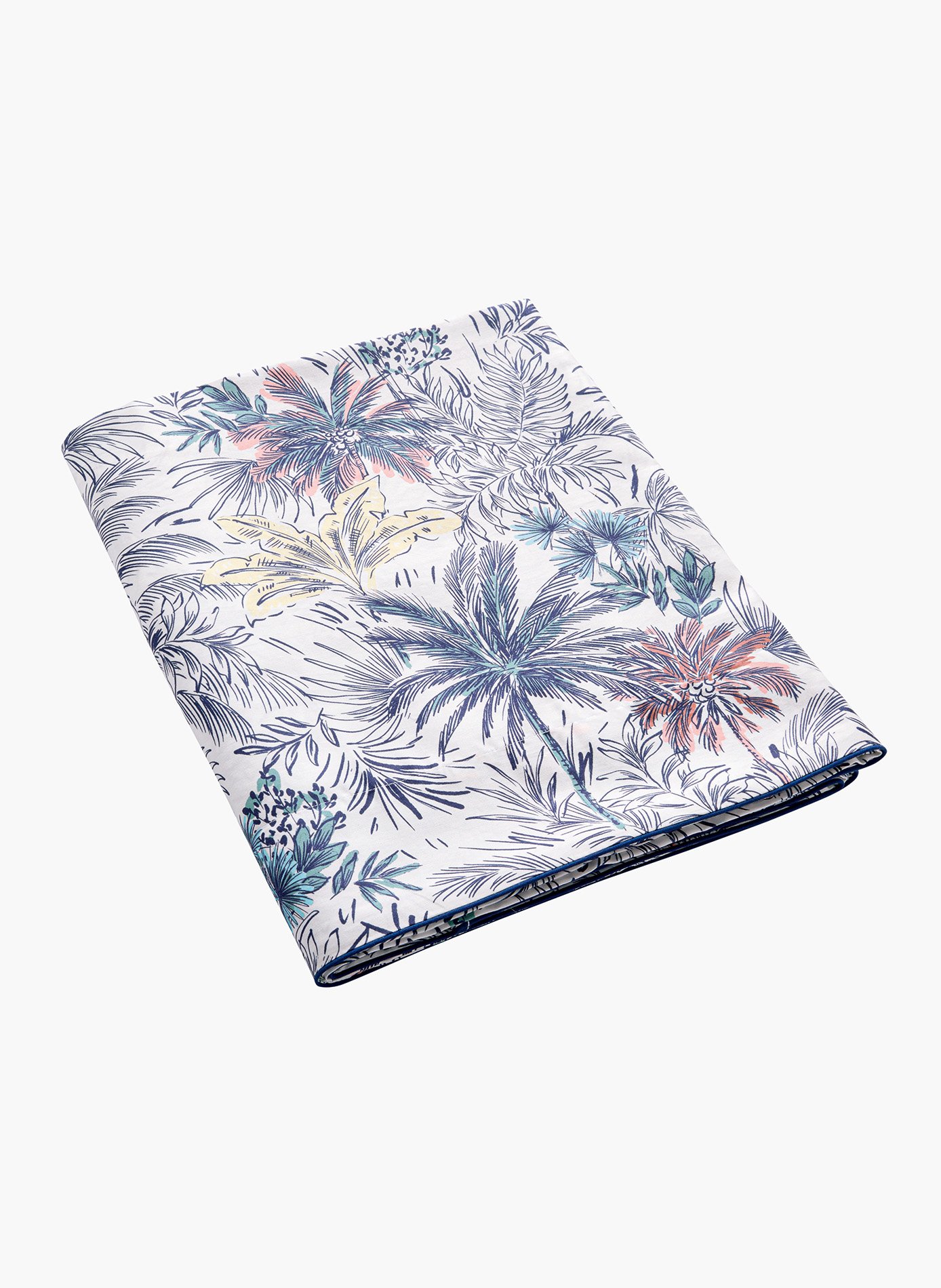Drap plat vue mer ANNE DE SOLENE Bleu