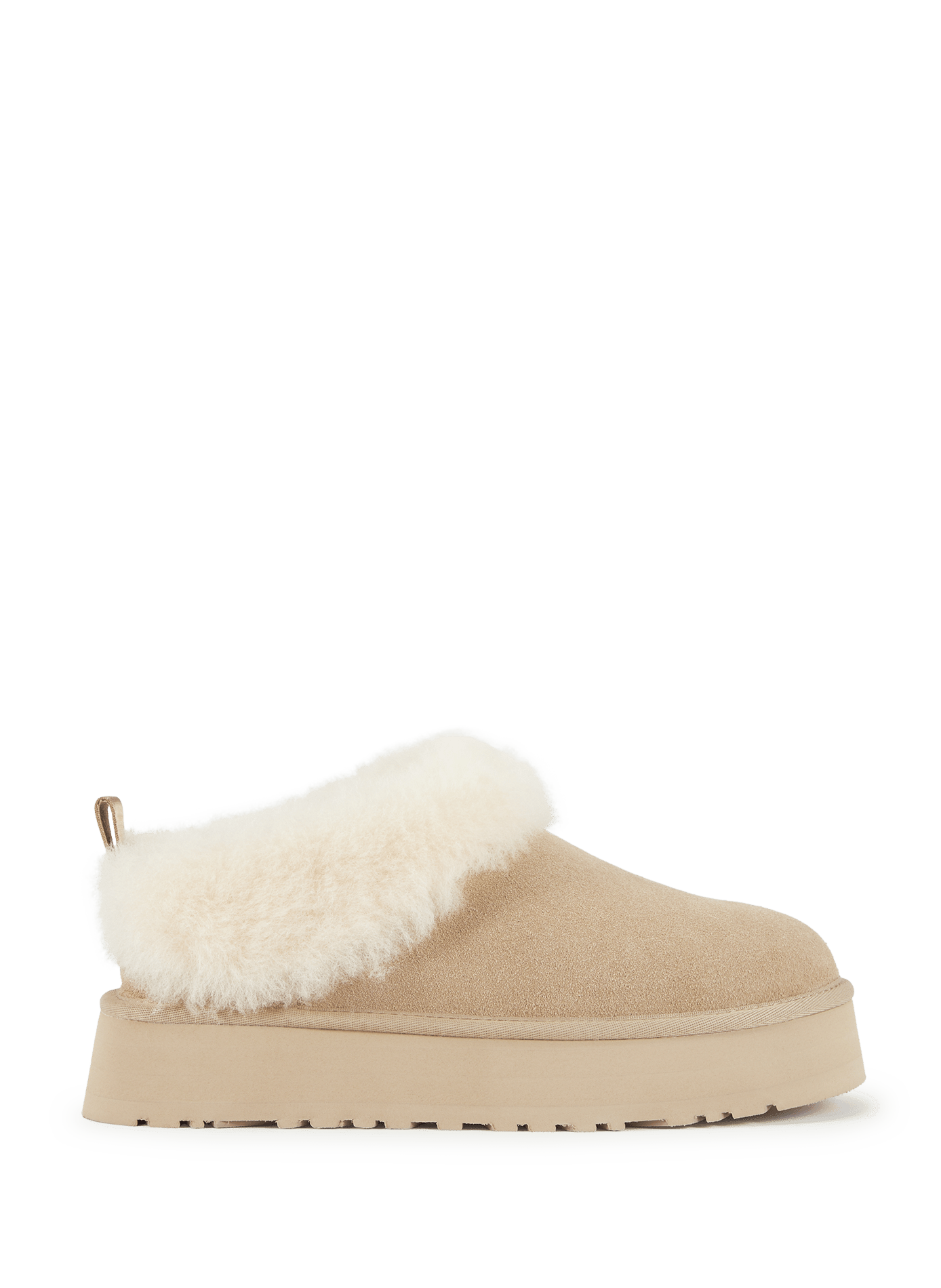 Tazzelle mixed leather slippers UGG Beige