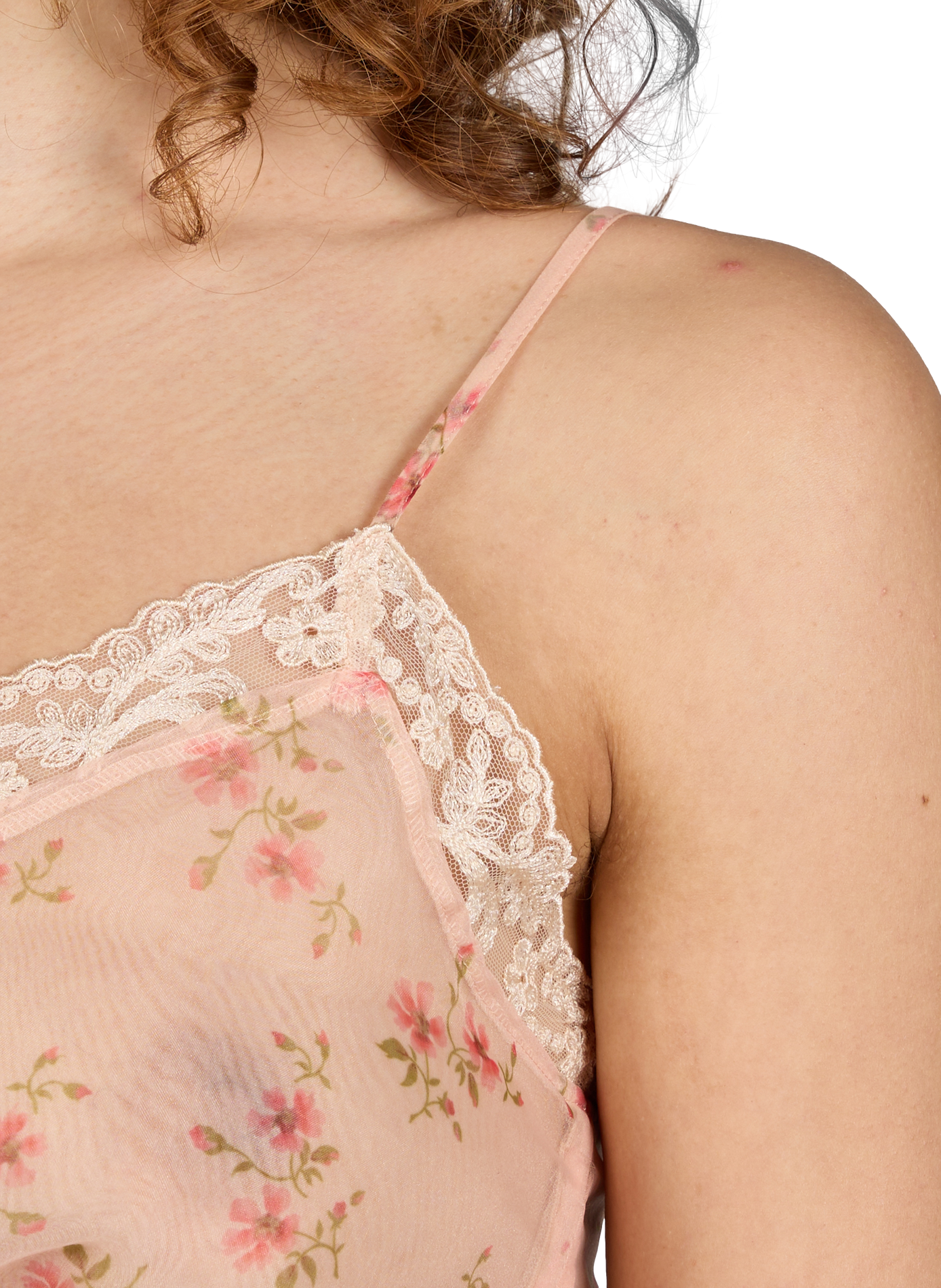 Floral print lace bralette SIMONE ROCHA Pink