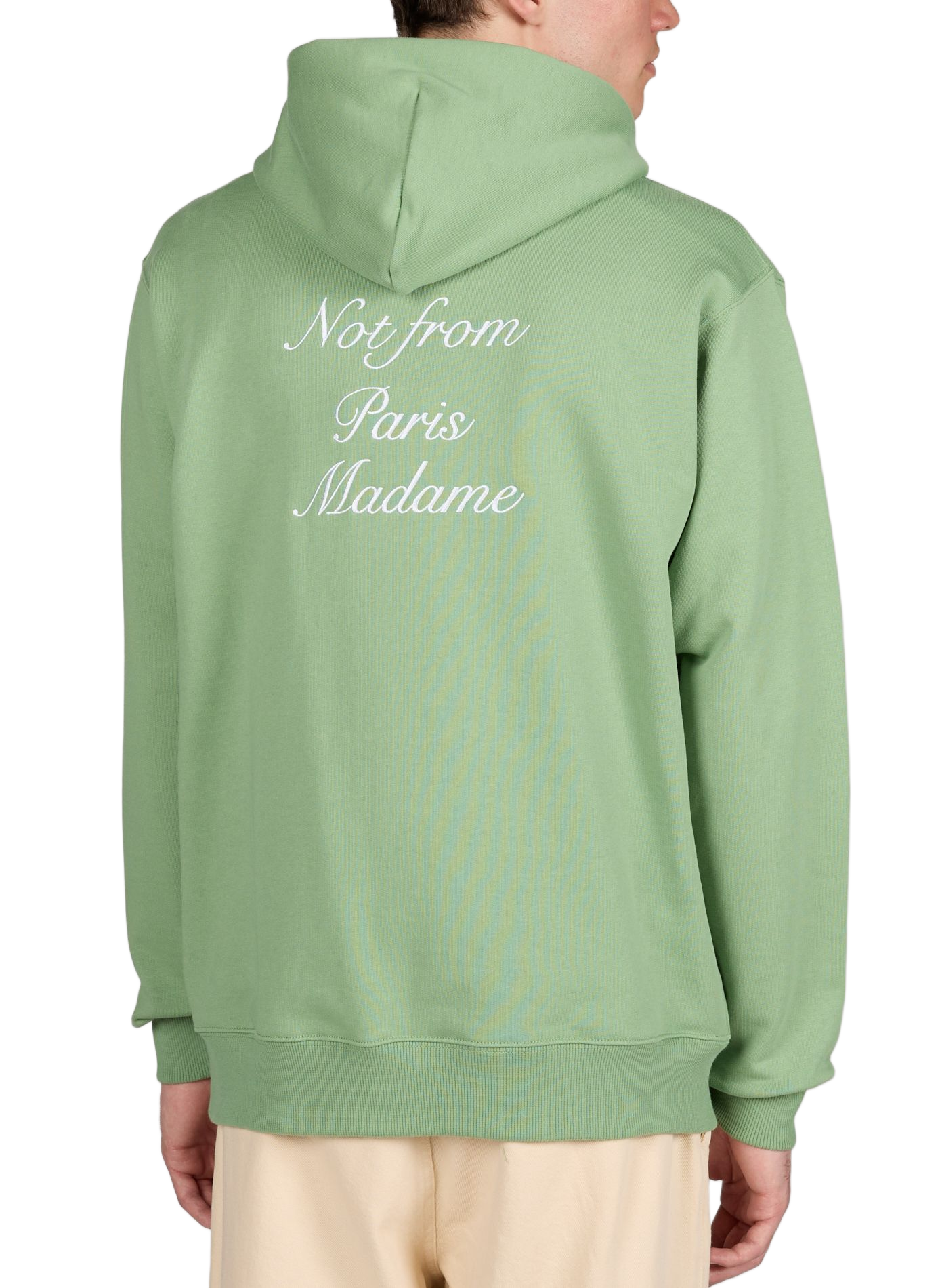 Cotton hoodie DROLE DE MONSIEUR Green