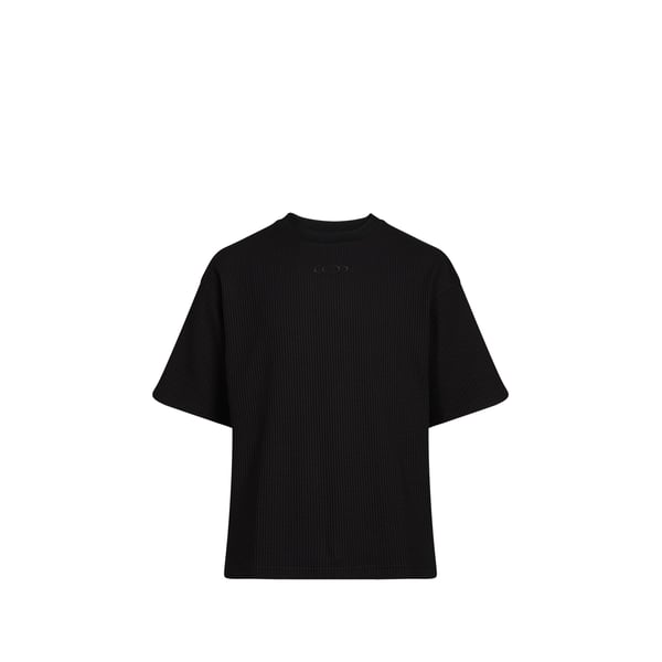 T-shirt ample en maille gaufrée T-shirt ample en maille gaufrée