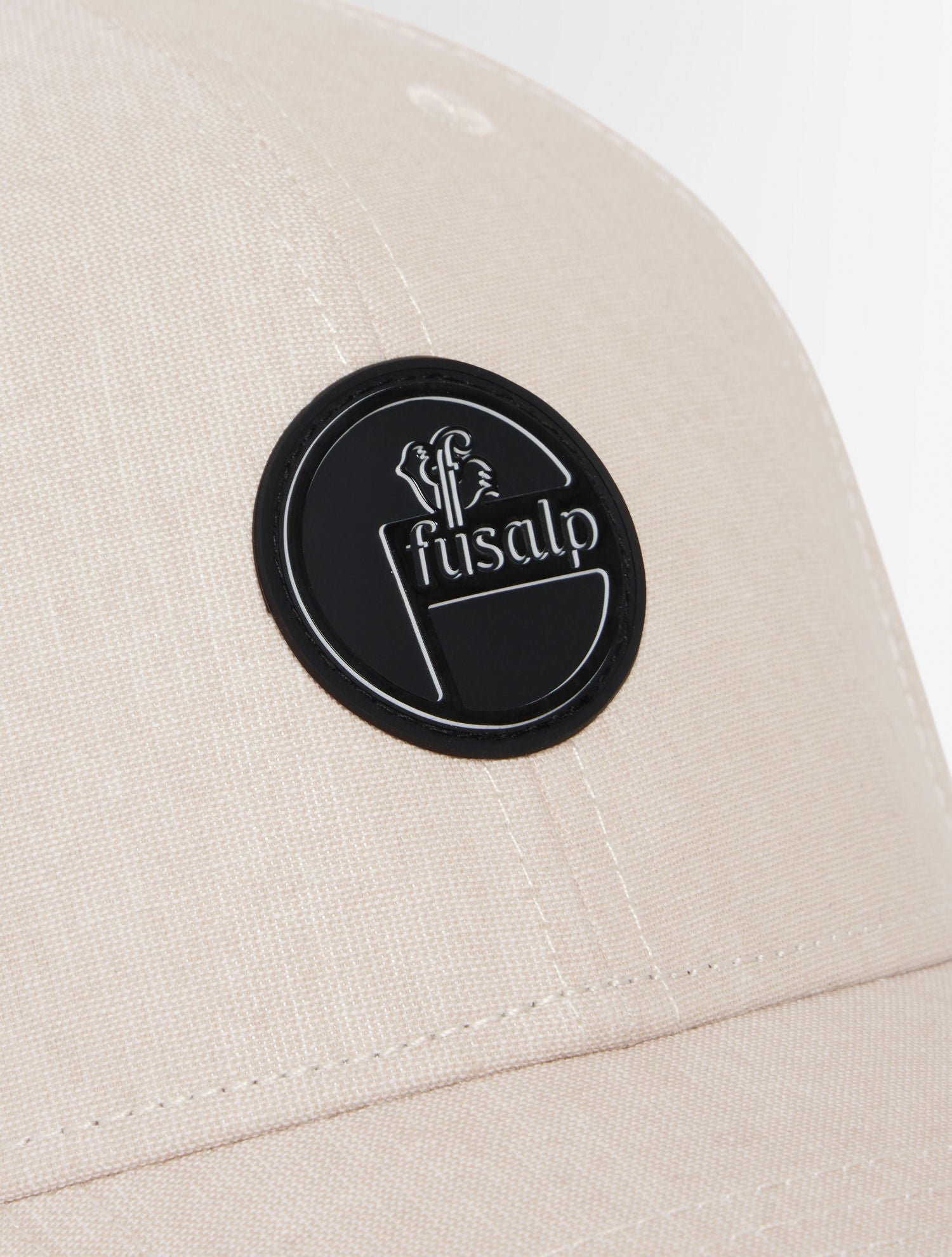 Casquette chambray cap coton FUSALP Blanc