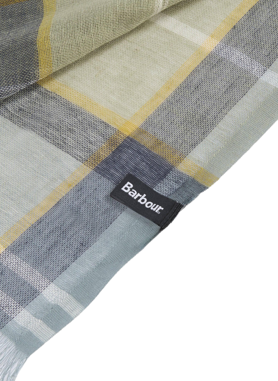 Echarpe tartan Welton en coton et lin BARBOUR Multicolore