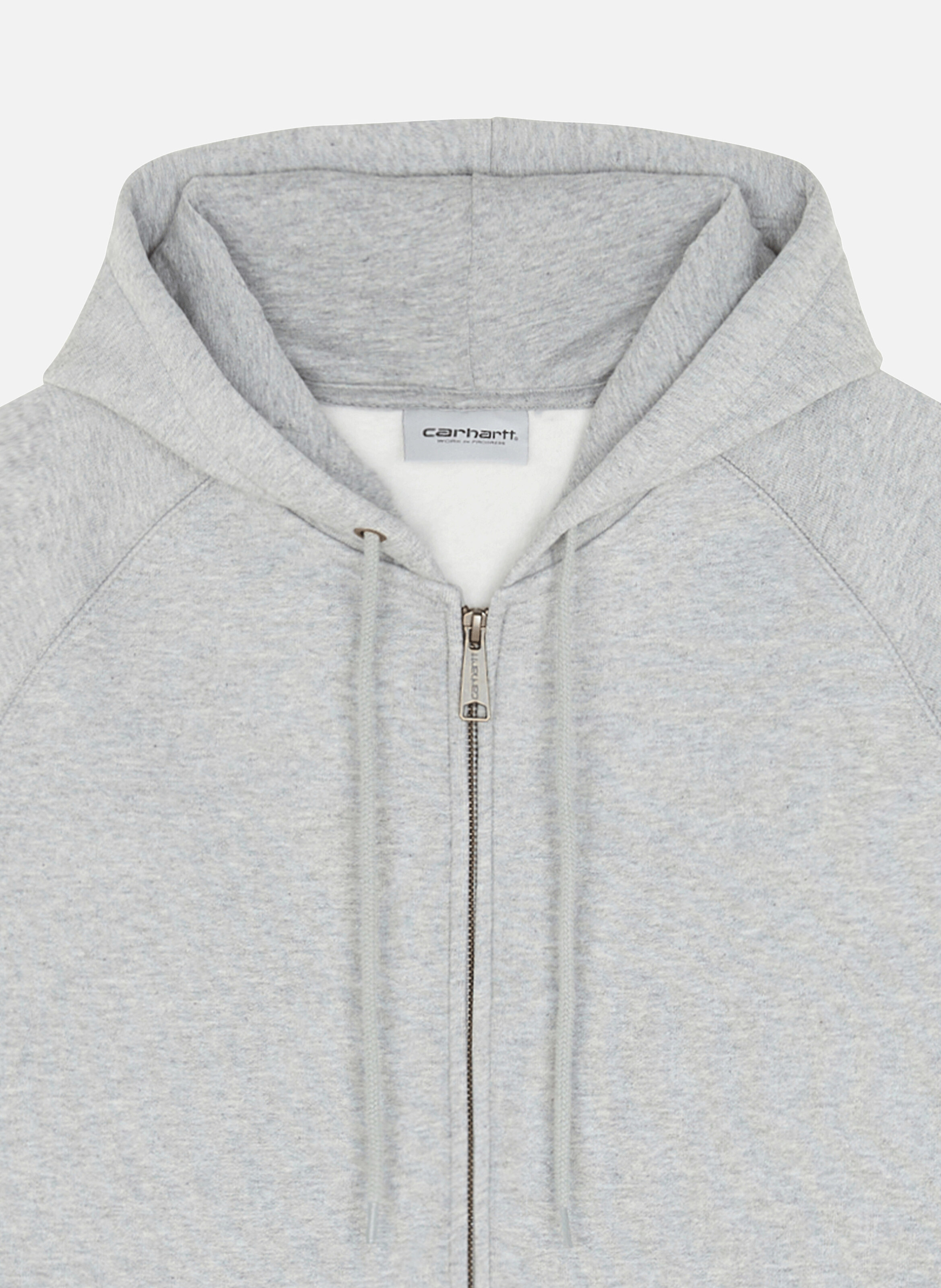 Hoodie zippé hooded chase CARHARTT WIP Gris