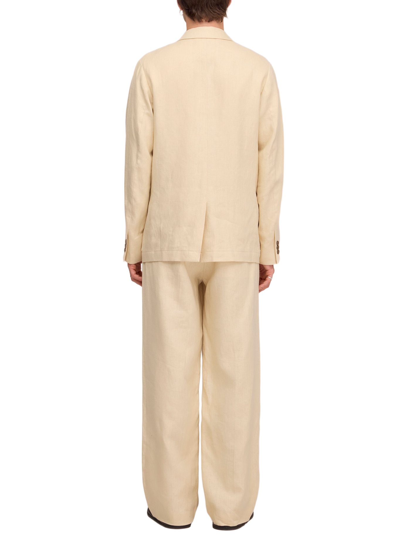 Kreuzförmiger Leinenblazer NN.07 Beige