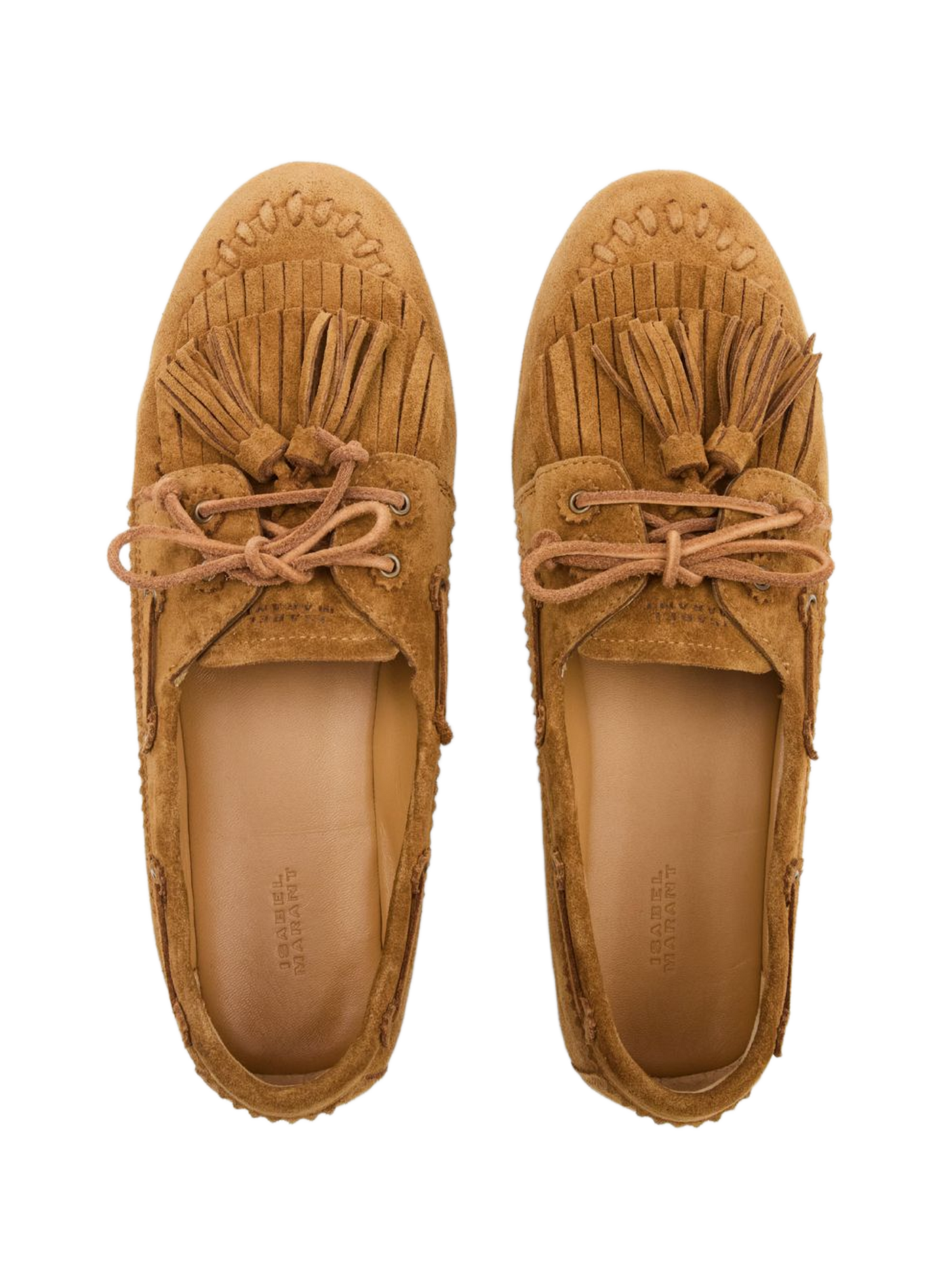 Fersi suede leather moccasins ISABEL MARANT Brown