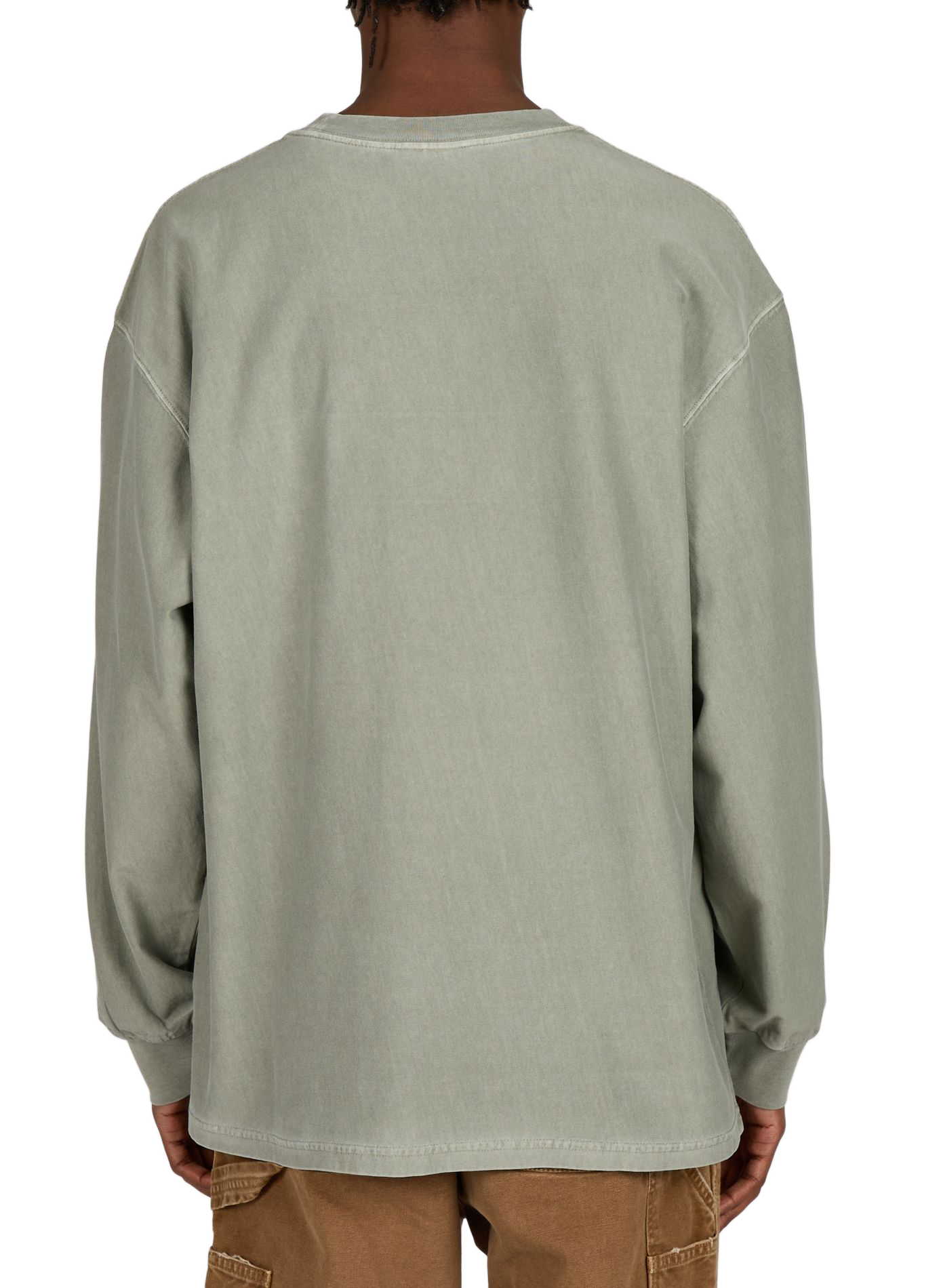 Long-sleeved cotton T-shirt CARHARTT WIP Green