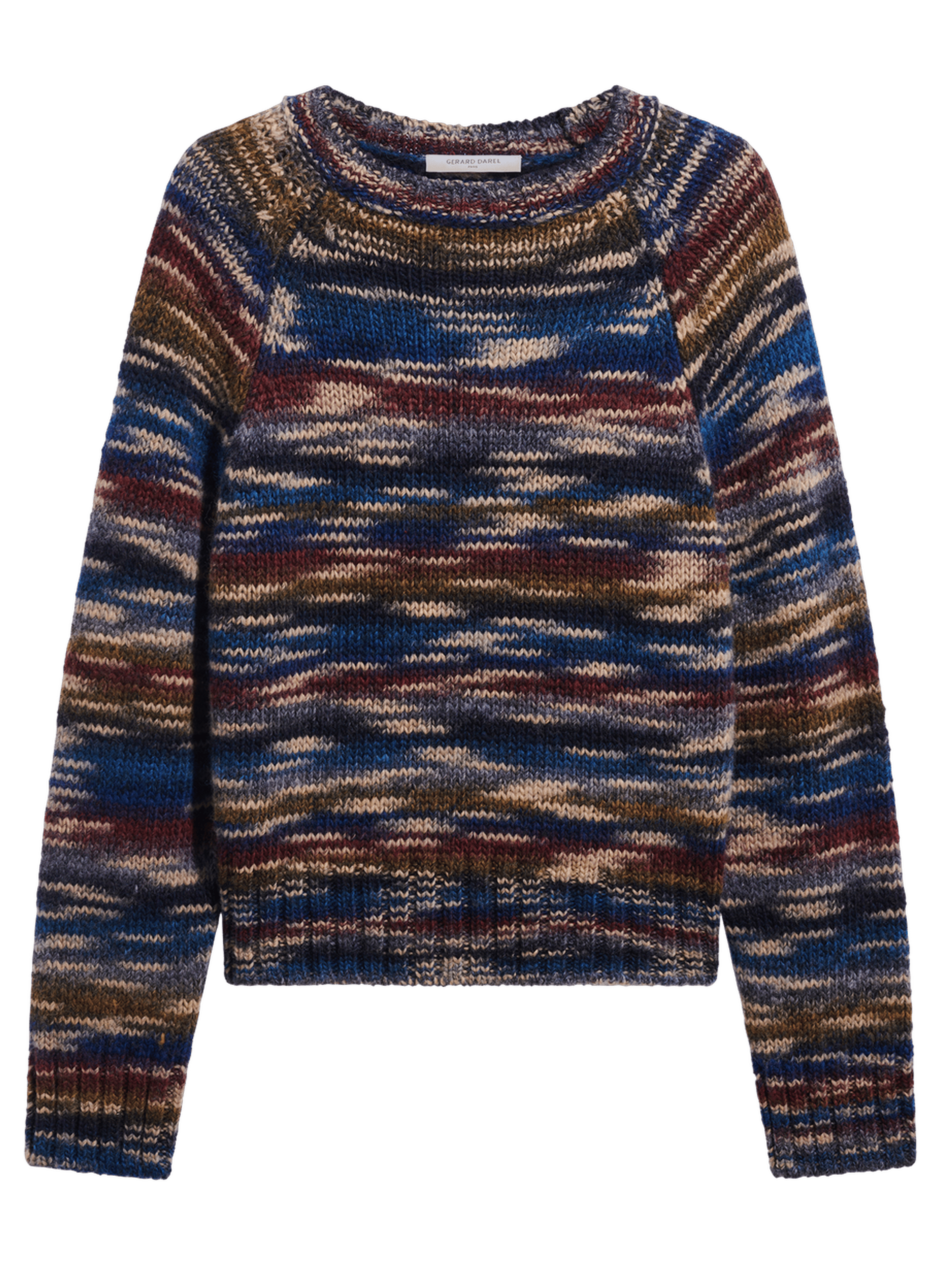 Pull épais rayé chiné - roane GERARD DAREL Multicolore