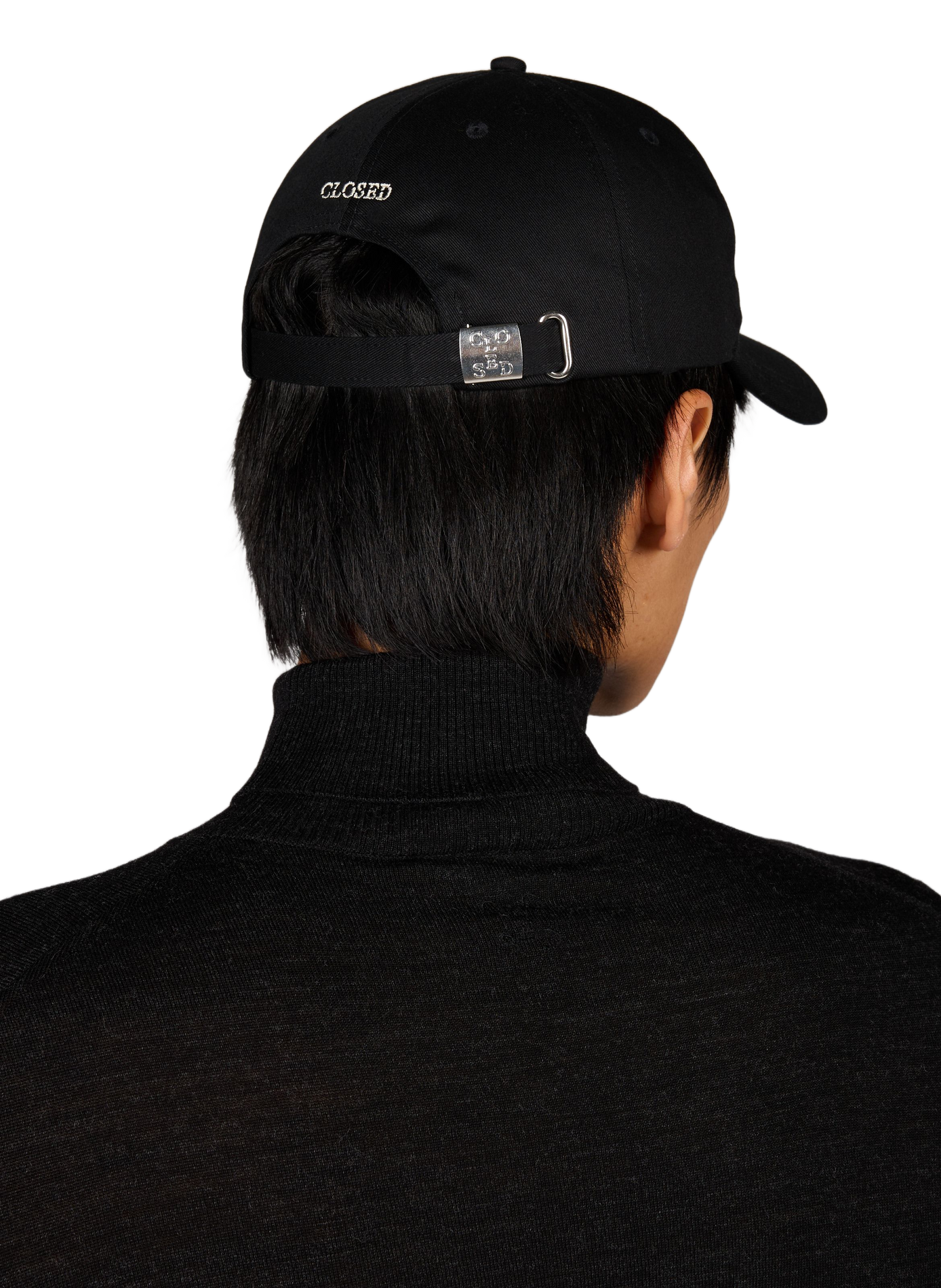 Casquette à logo brodé en coton CLOSED Noir