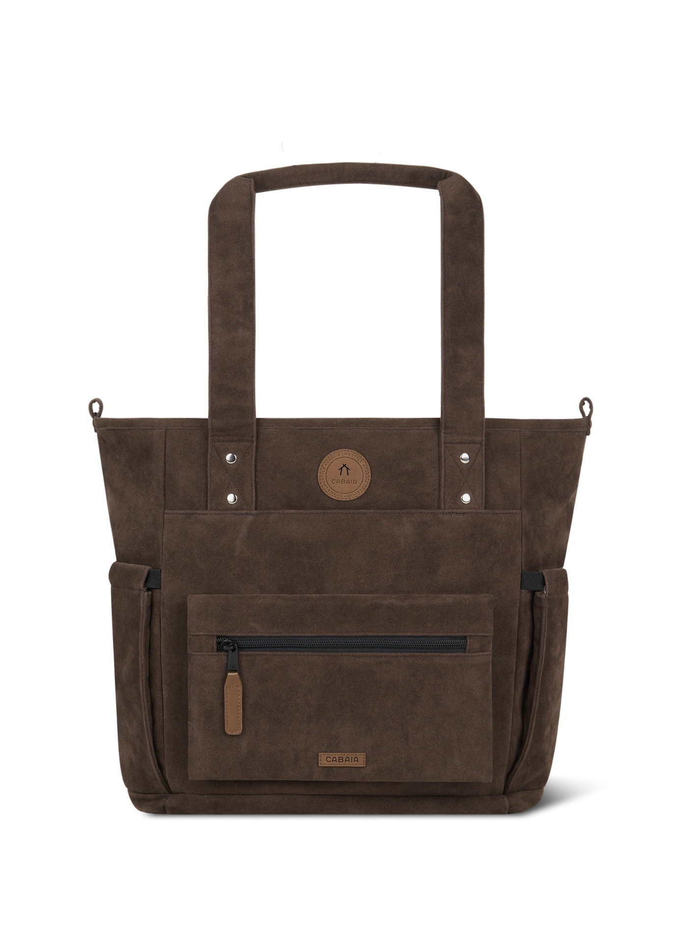 Medium suede tote bag CABAIA Blue