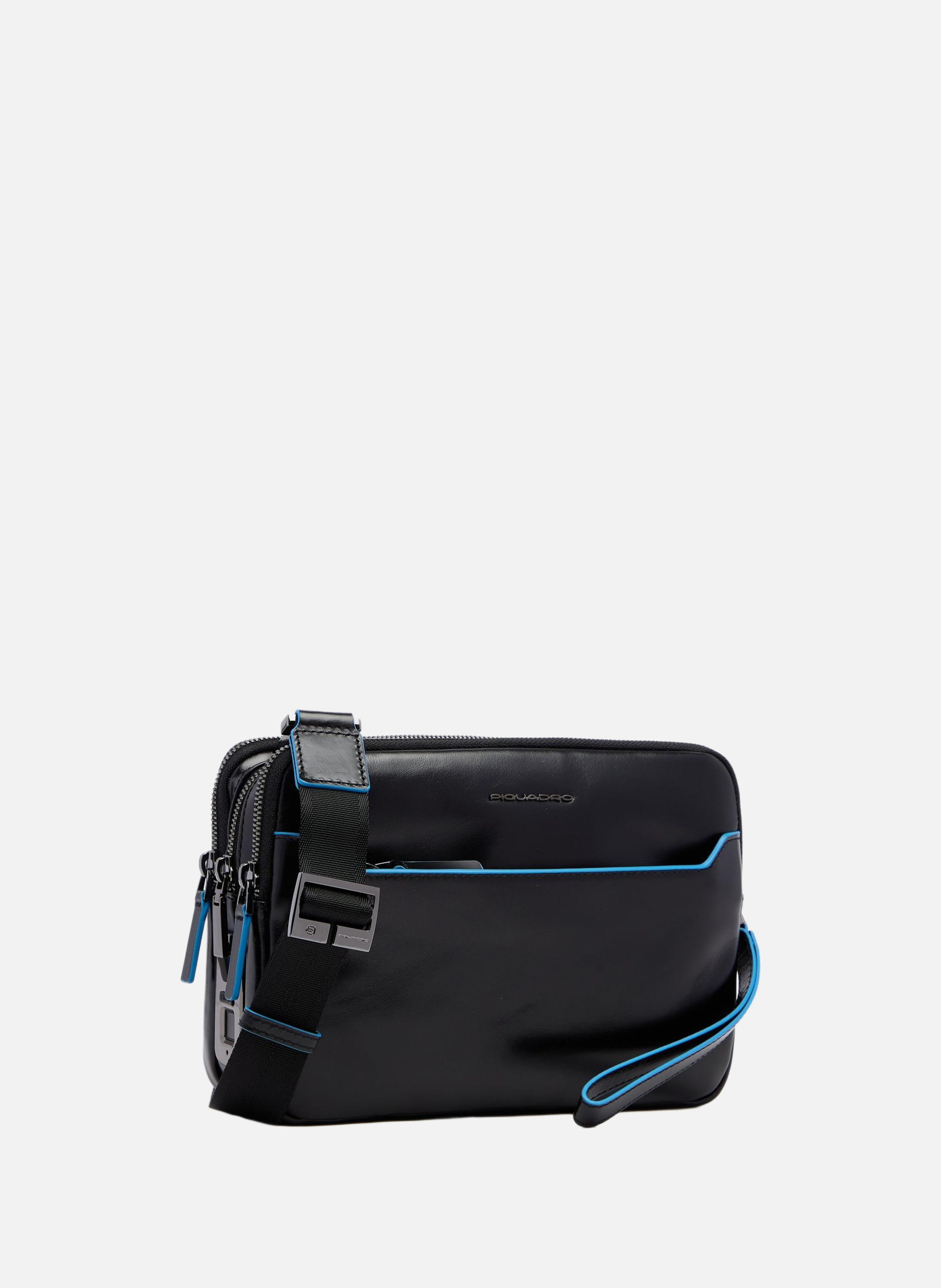Handtas met vingerafdrukslot PIQUADRO Zwart