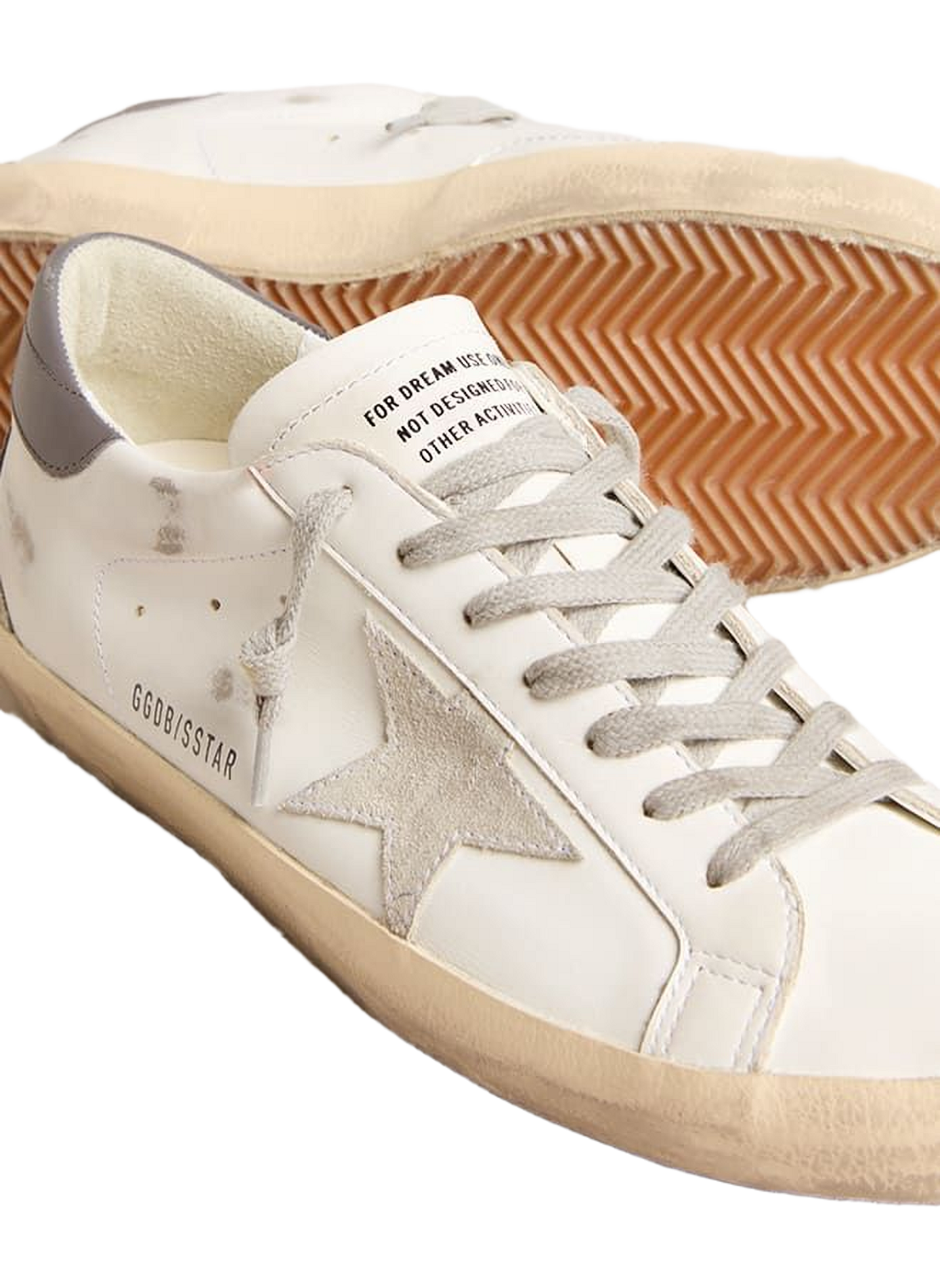 Lage sneakers Super Star van leer GOLDEN GOOSE Wit
