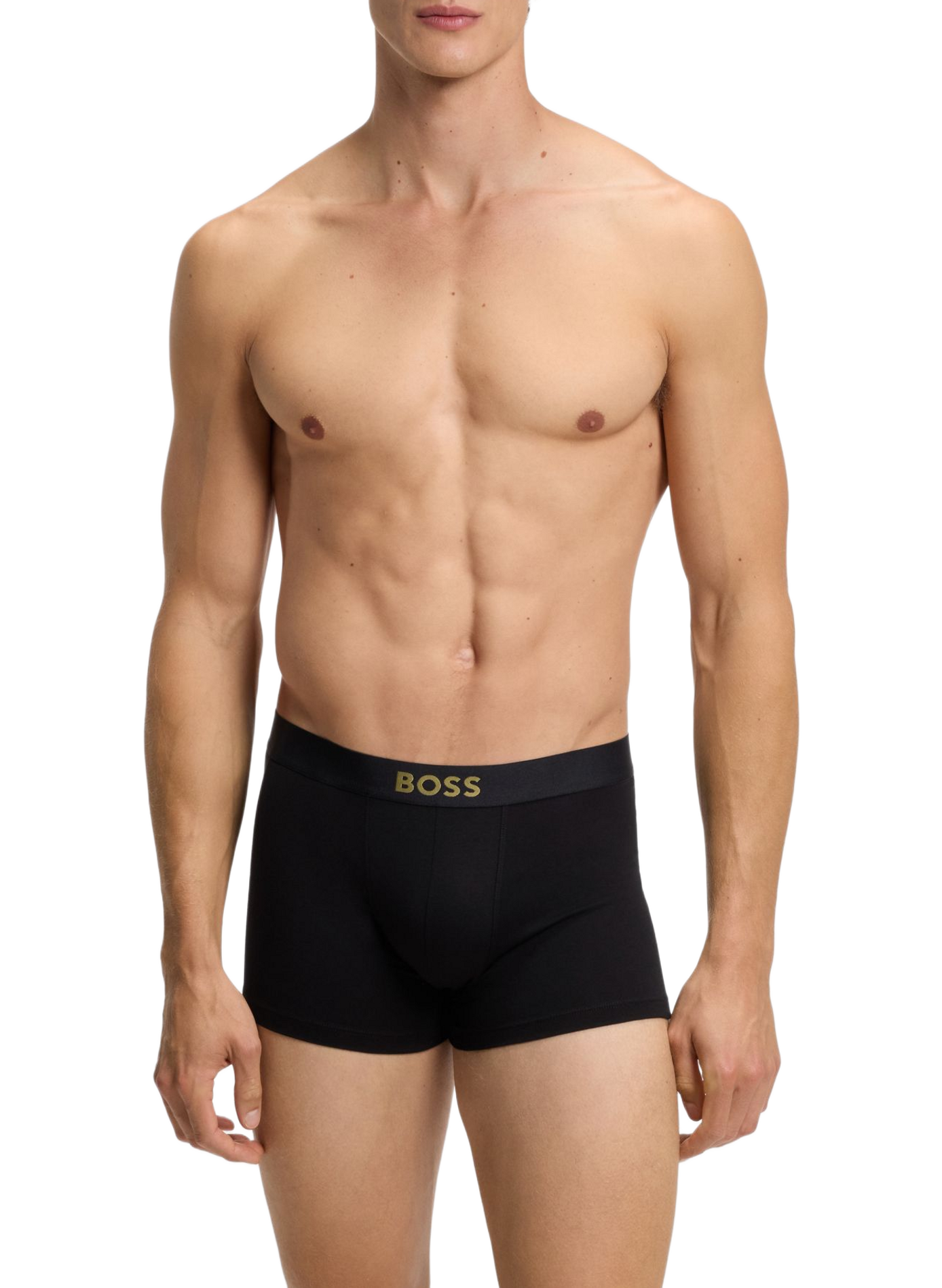 Set of three cotton-blend boxers BOSS Multicolour