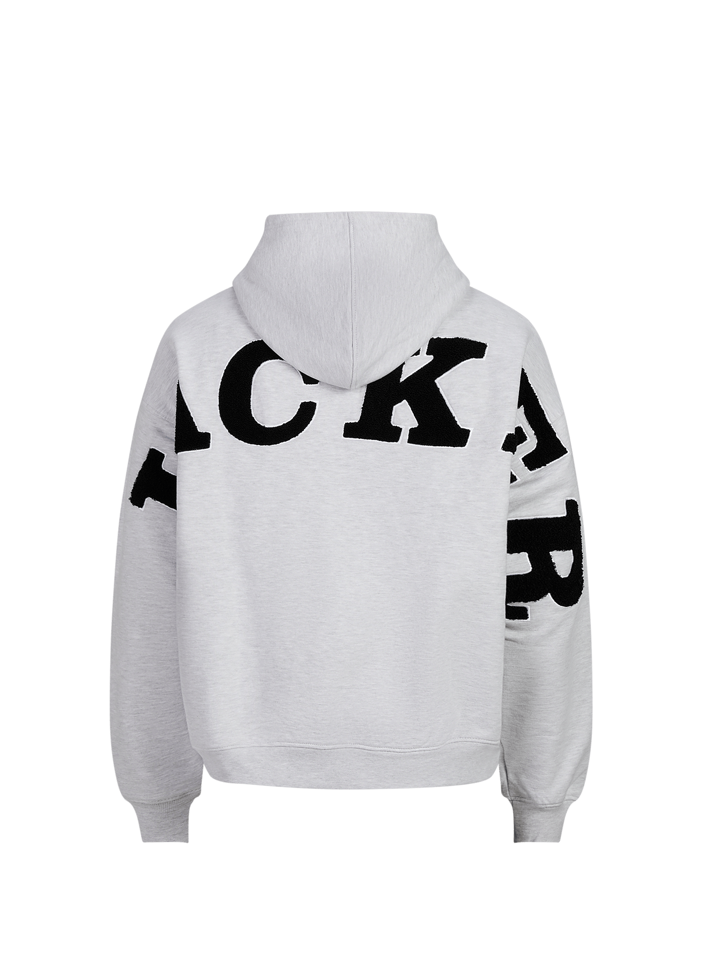 Oversize Baumwoll-Sweatshirt JACKER. Grau