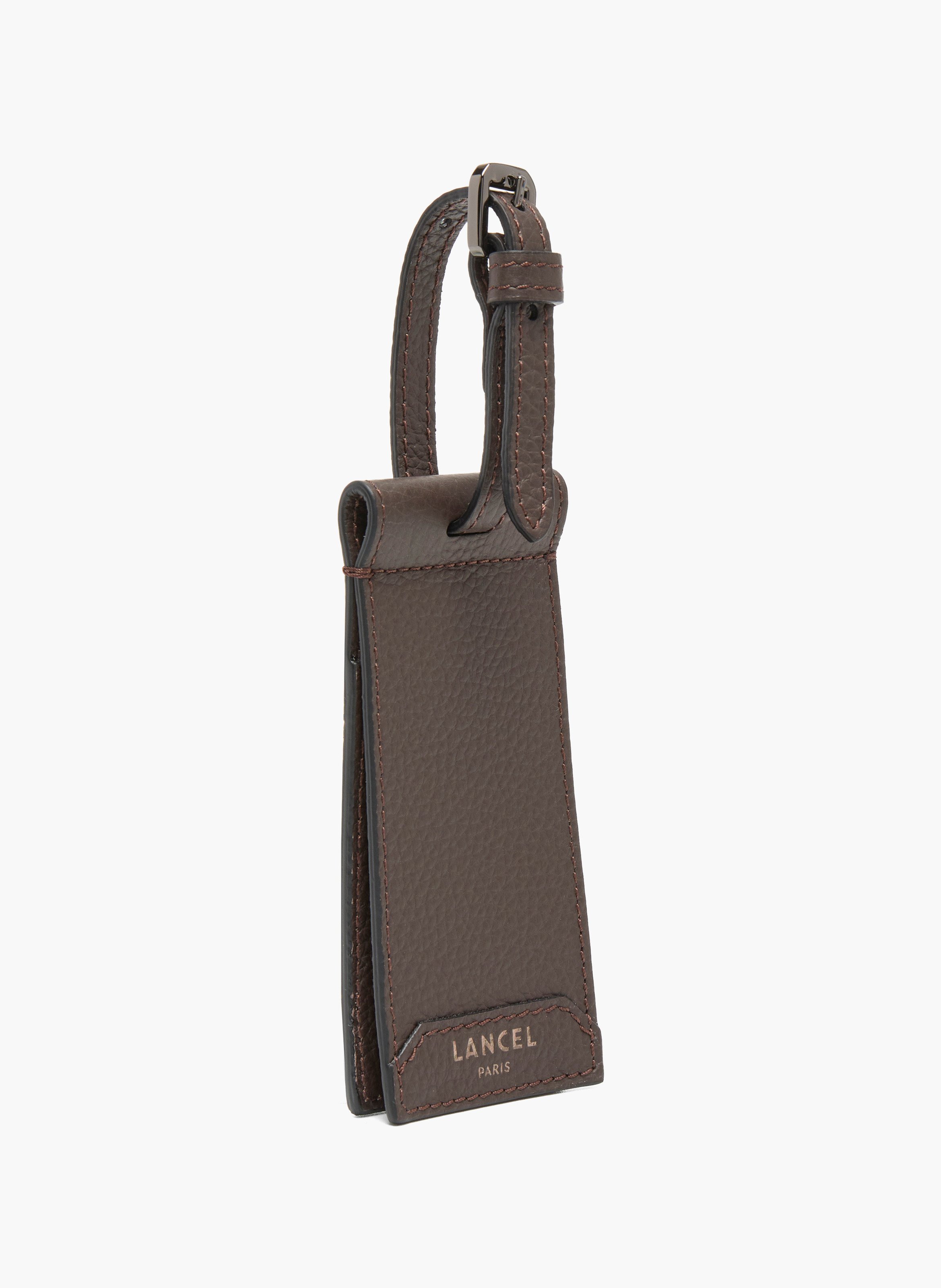 Porte-adresse charlie de lancel en cuir LANCEL Gris
