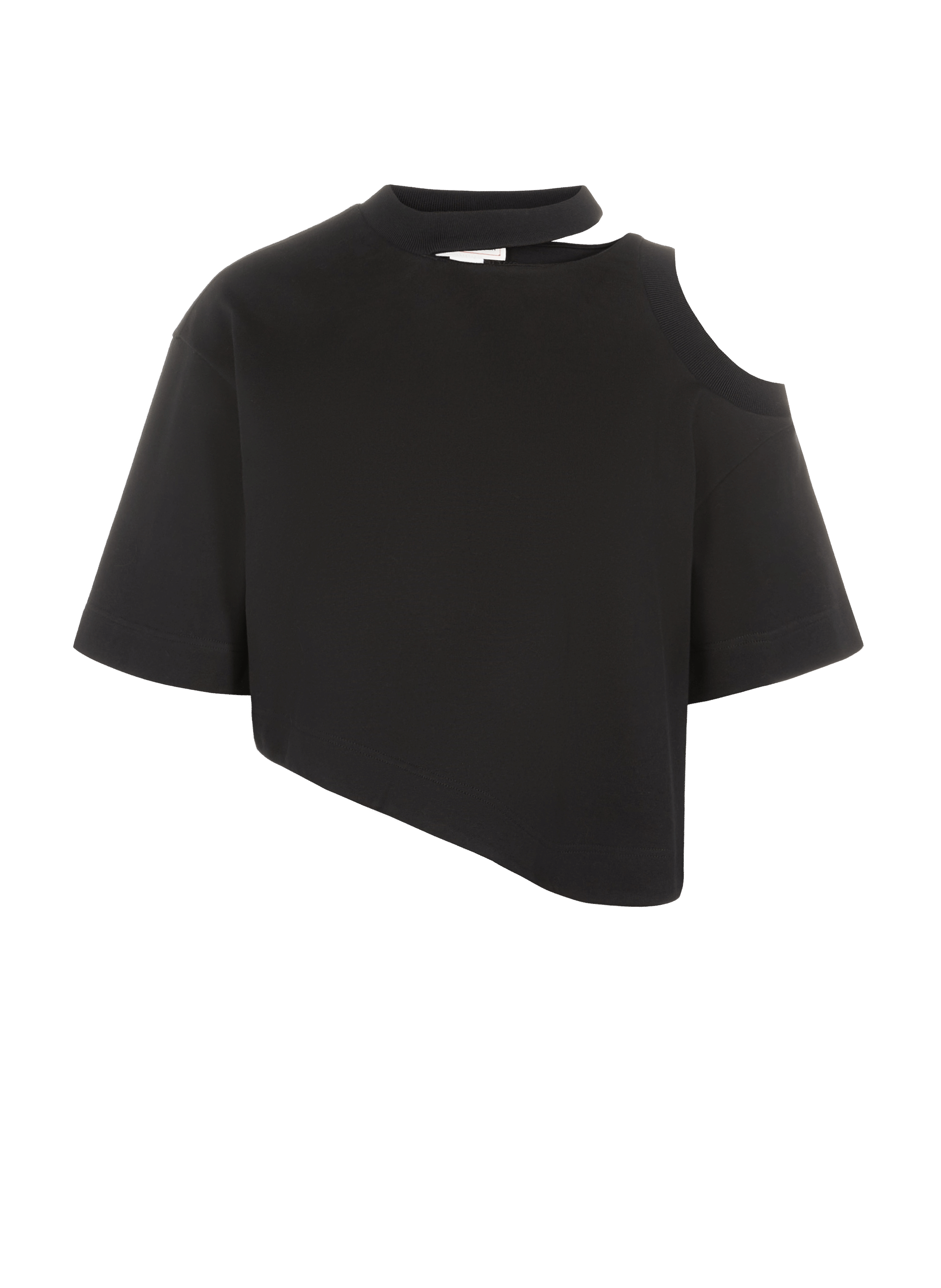T-shirt court asymétrique