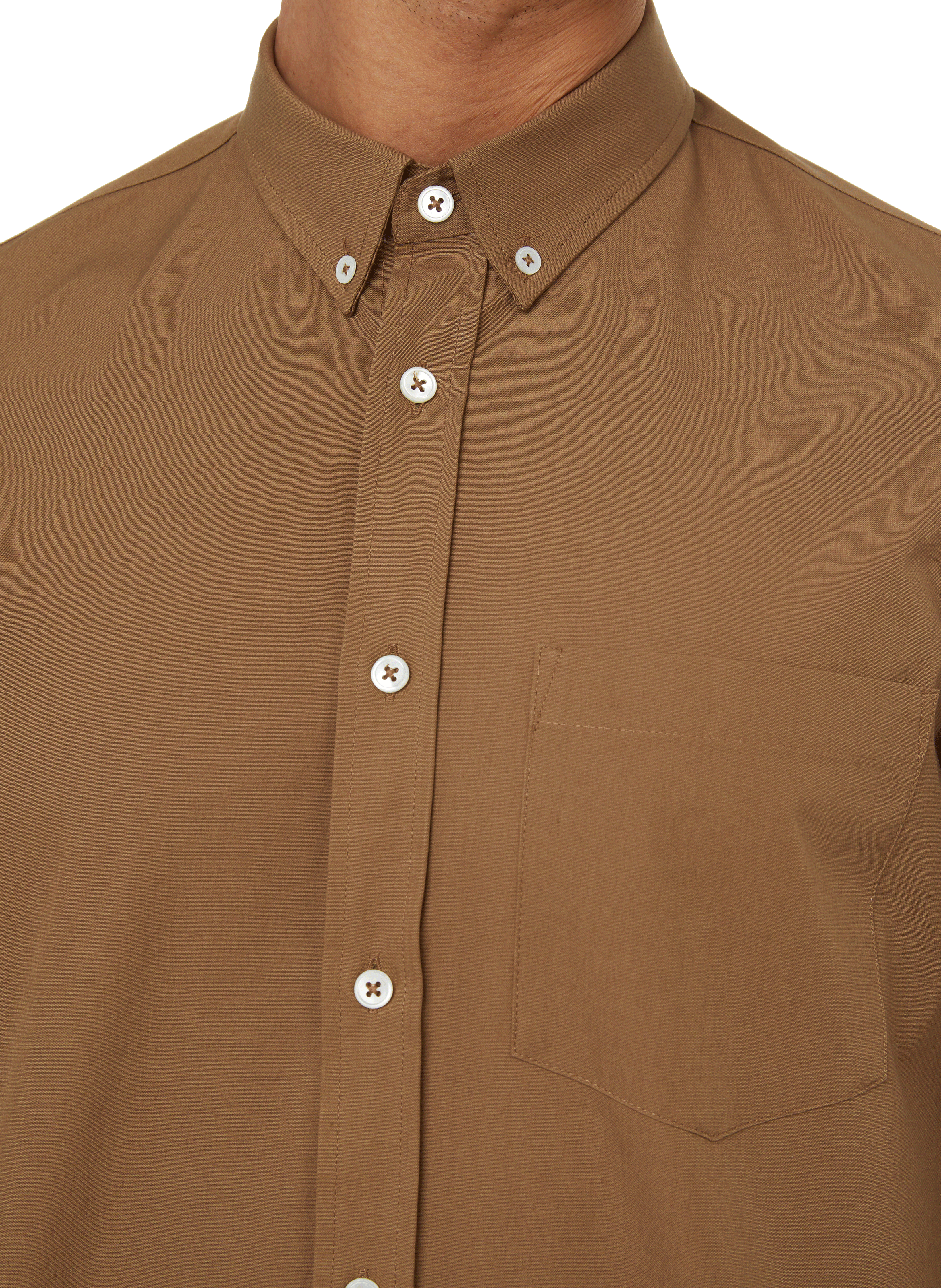 Cotton shirt EDITIONS 102 Brown