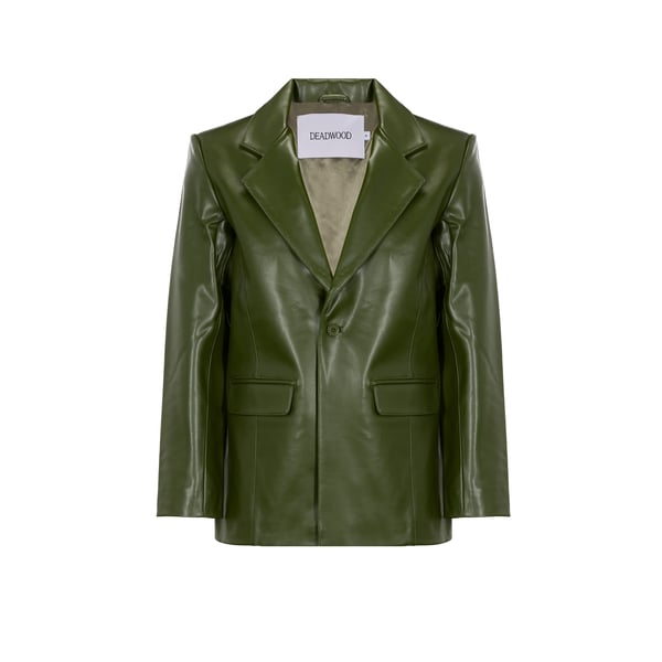 Blazer Bradley en cuir recyclé