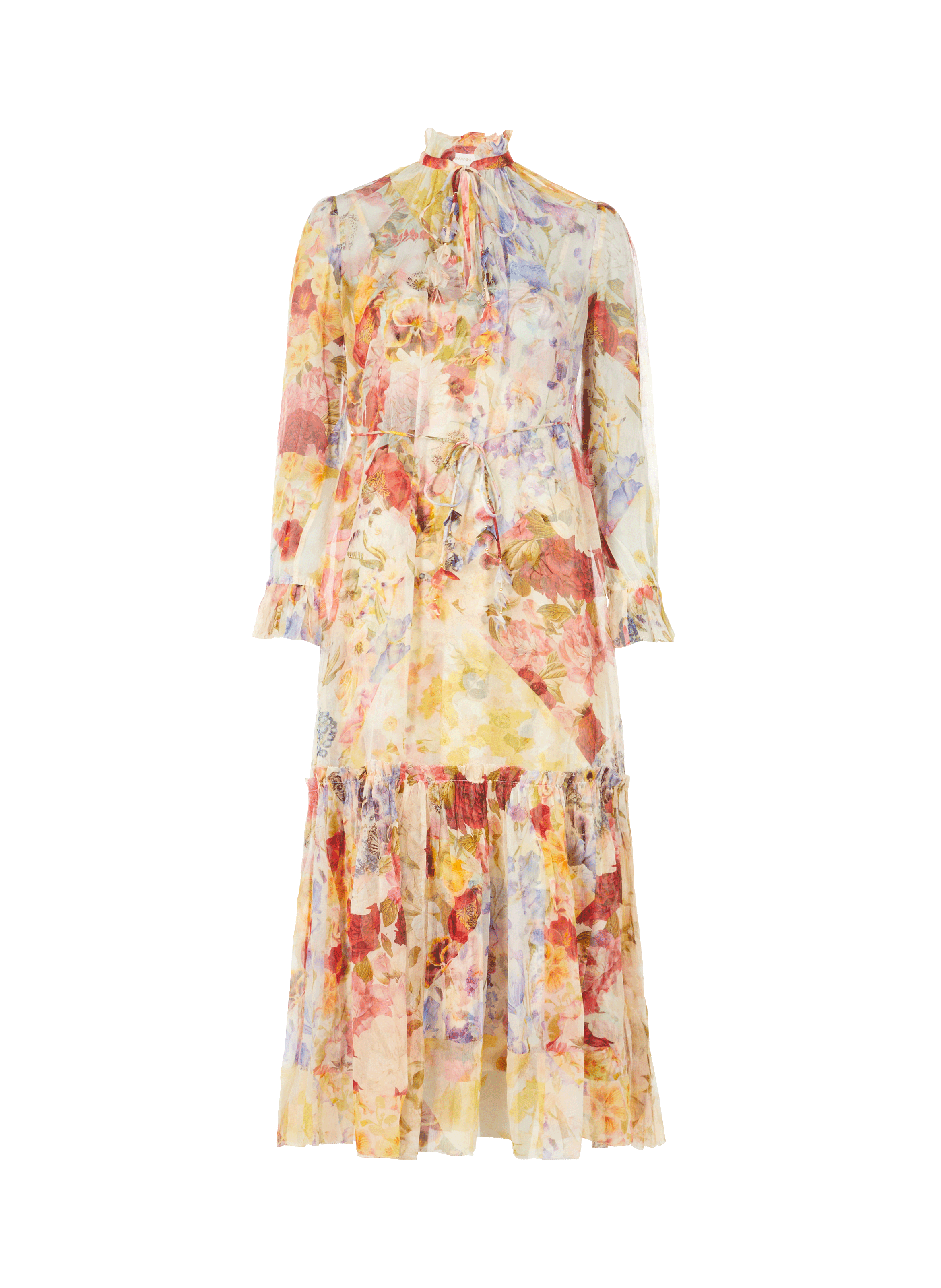 Robe midi Wonderland en soie