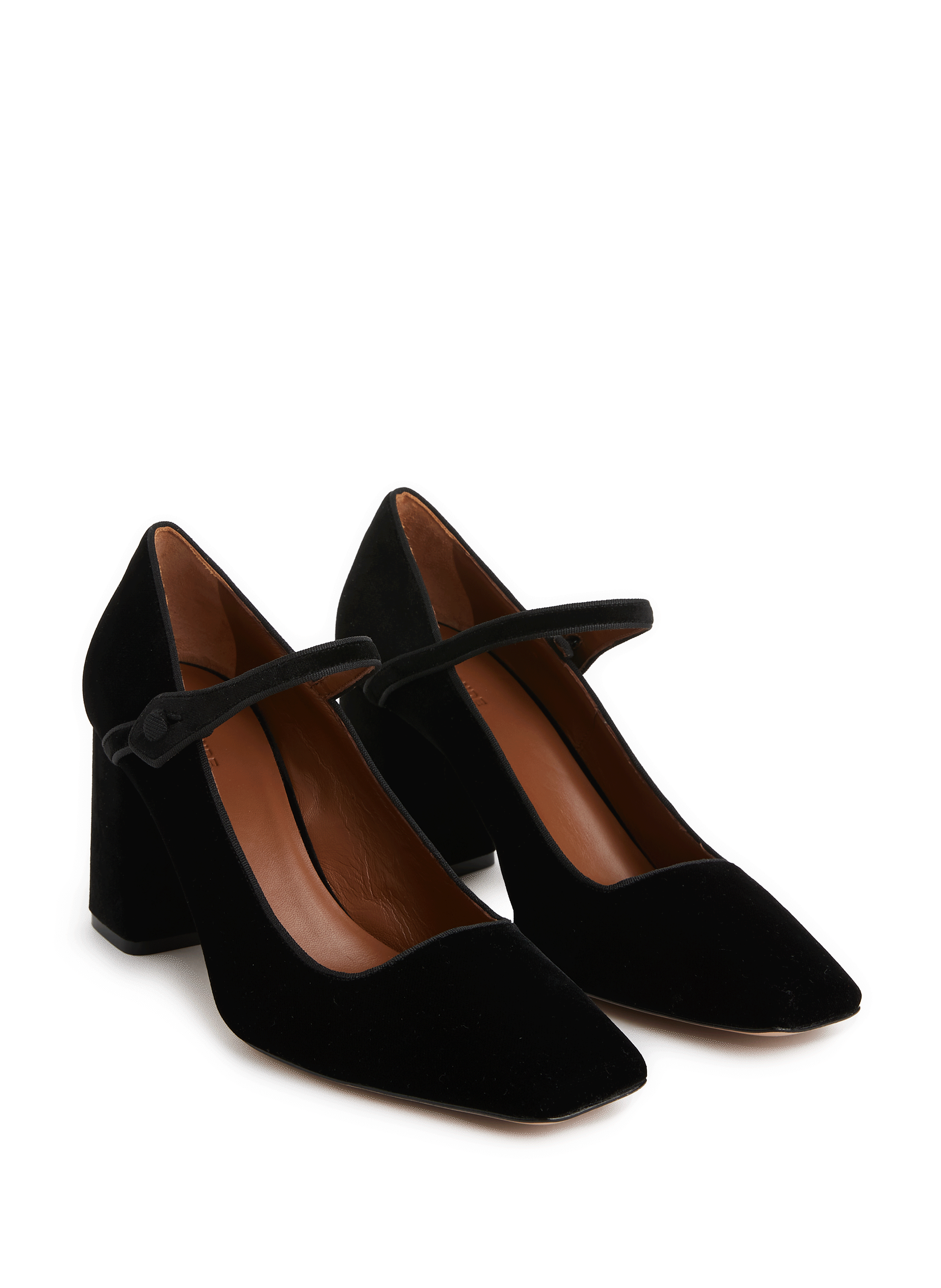 Escarpins Mary Jane en velours